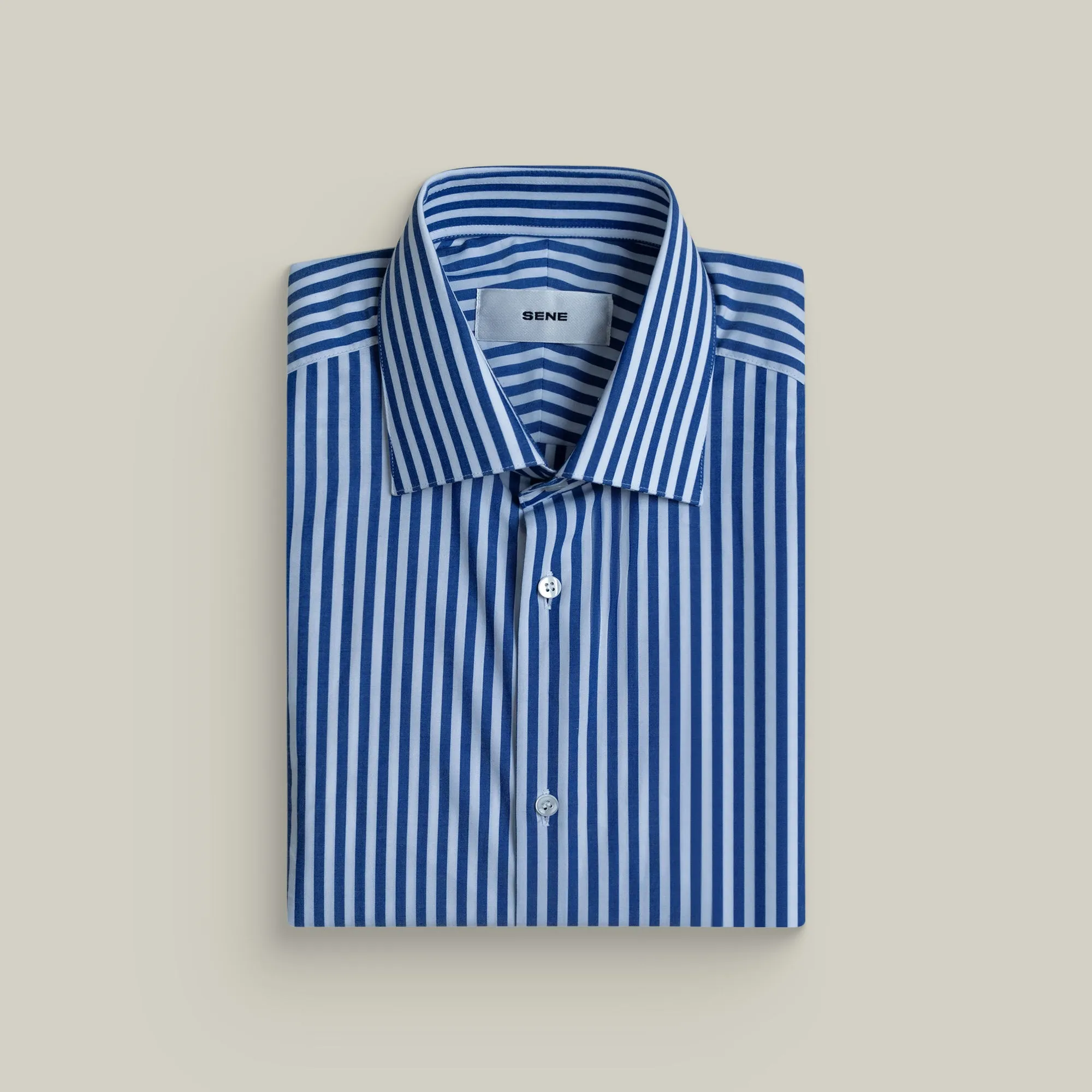 BreezeTech Spread Shirt - Navy Bengal Stripe sold by Sene product image thumbnail 2