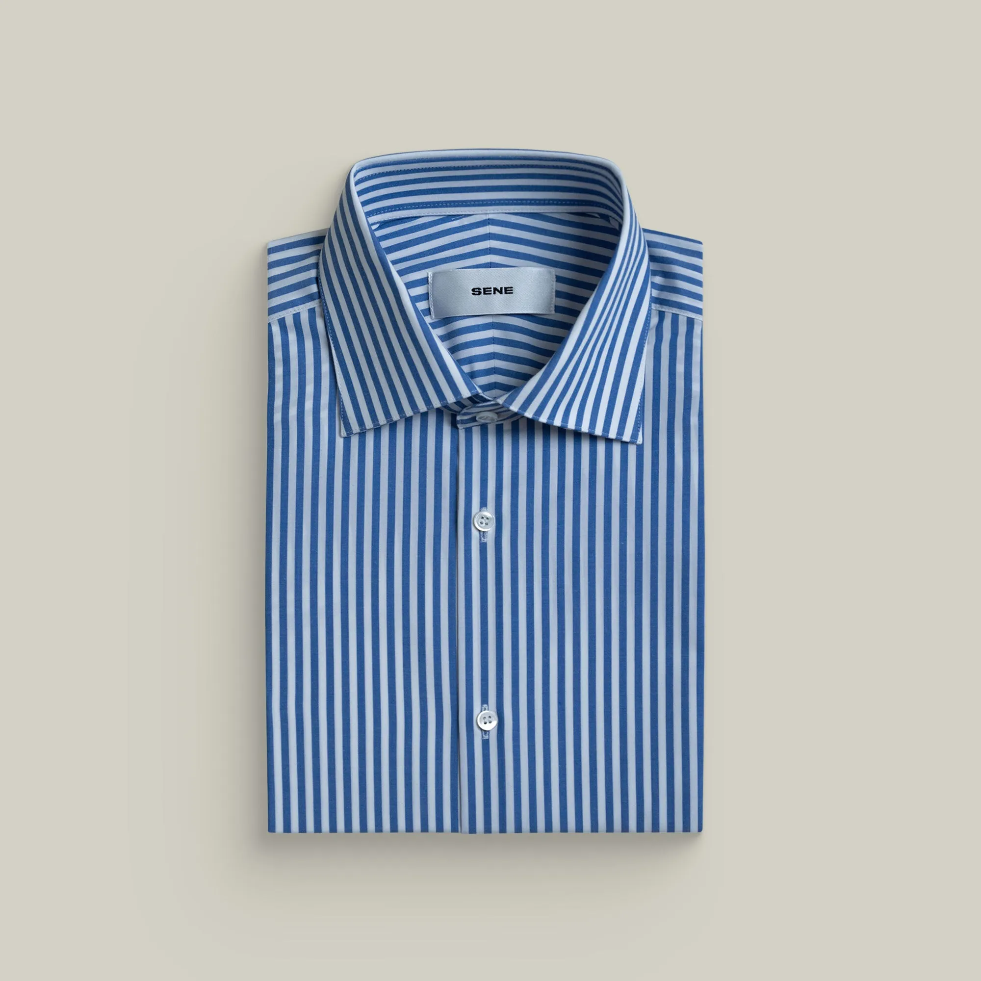 BreezeTech Spread Shirt - Azure Bengal Stripe sold by Sene product image thumbnail 3