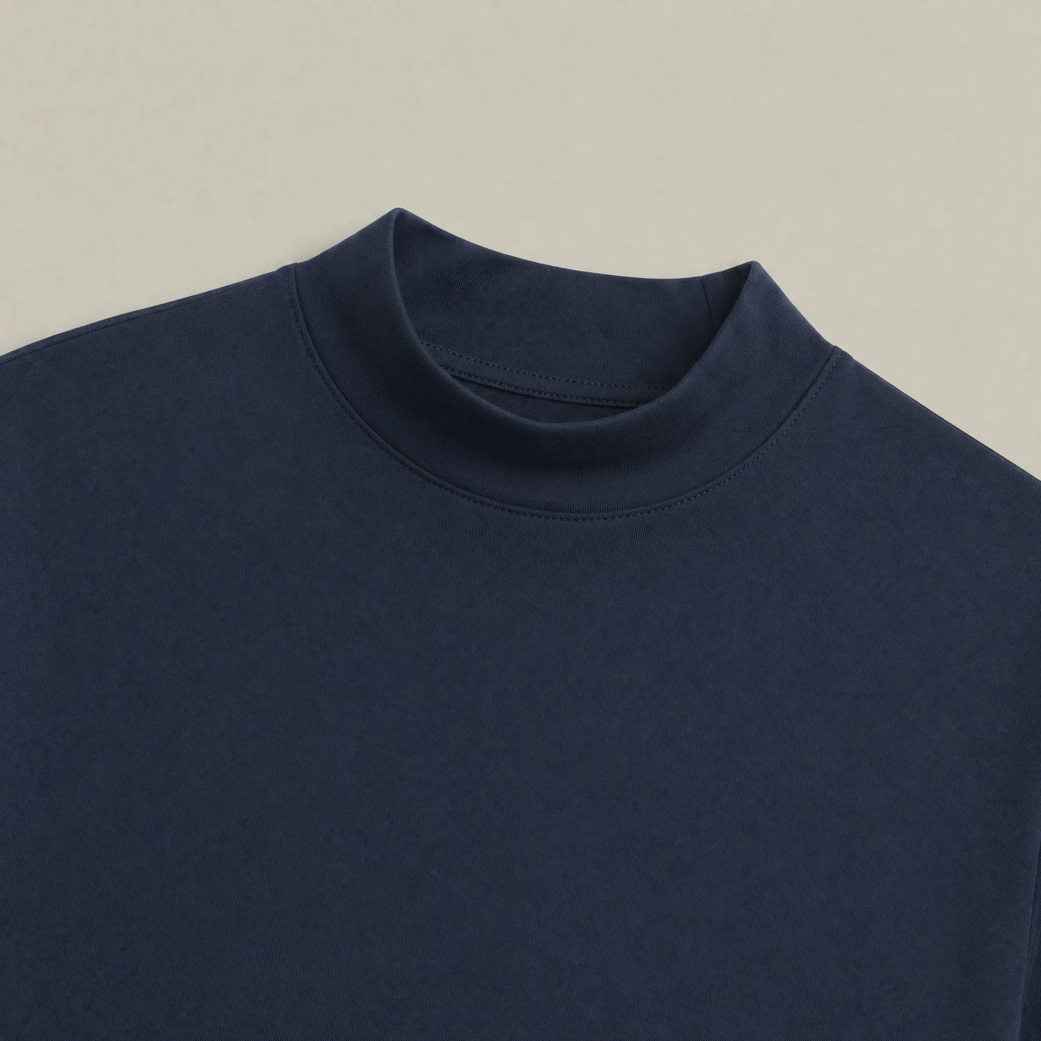 Cumulus Mockneck Long Sleeve T-Shirt - Deep Sea sold by Sene product image thumbnail 4