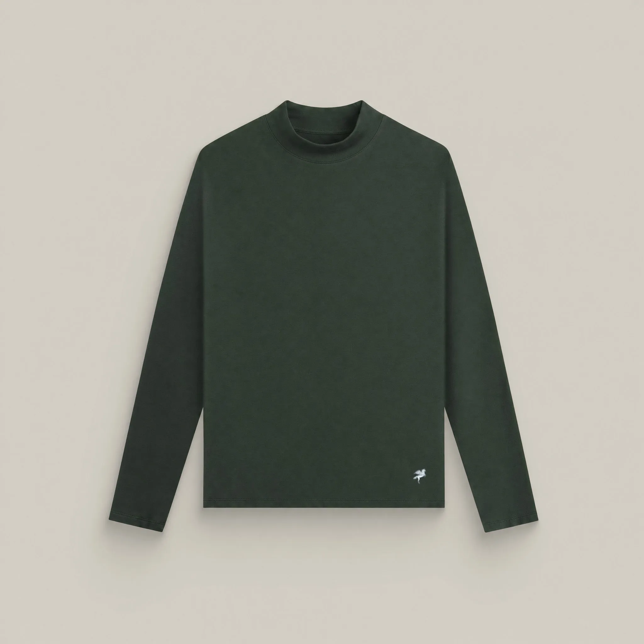 Cumulus Mockneck Long Sleeve T-Shirt - Moss sold by Sene product image thumbnail 2