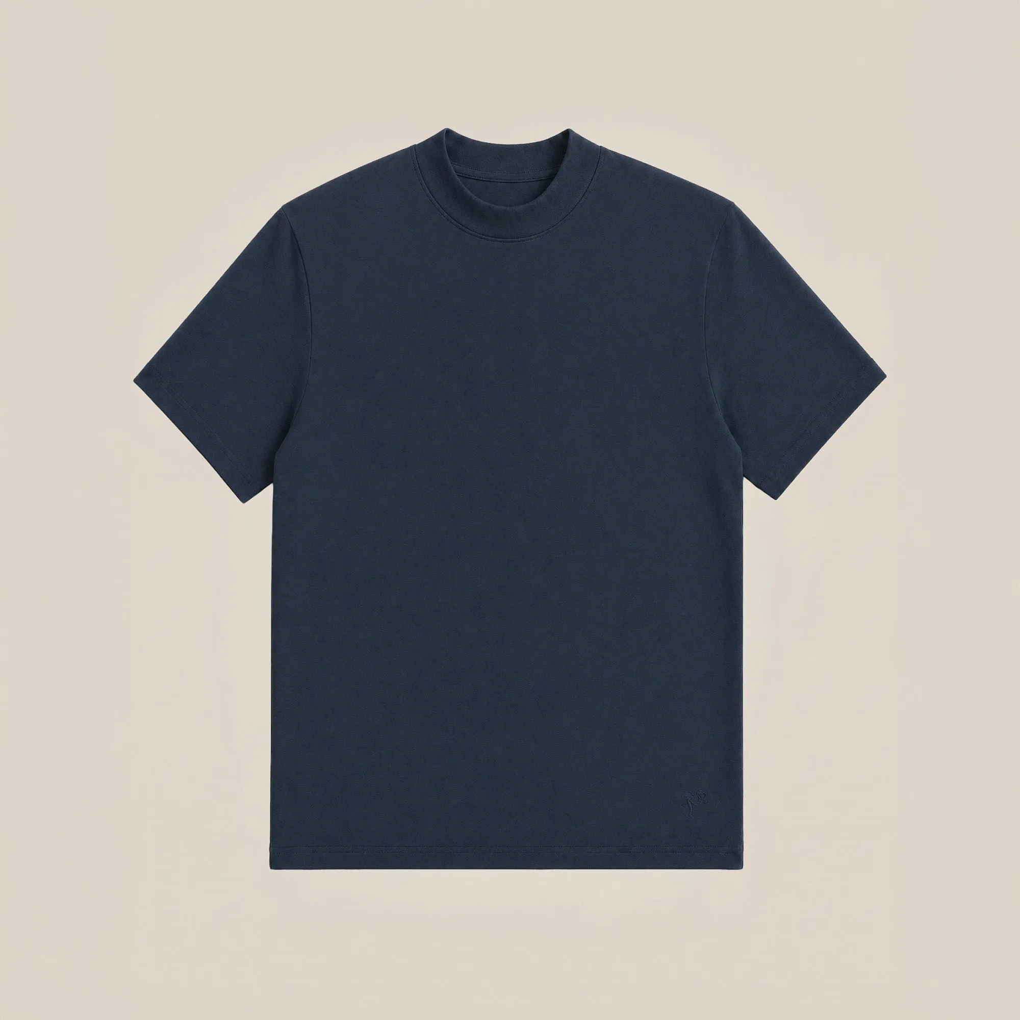 Cumulus Mockneck T-Shirt - Deep Sea sold by Sene product image thumbnail 2