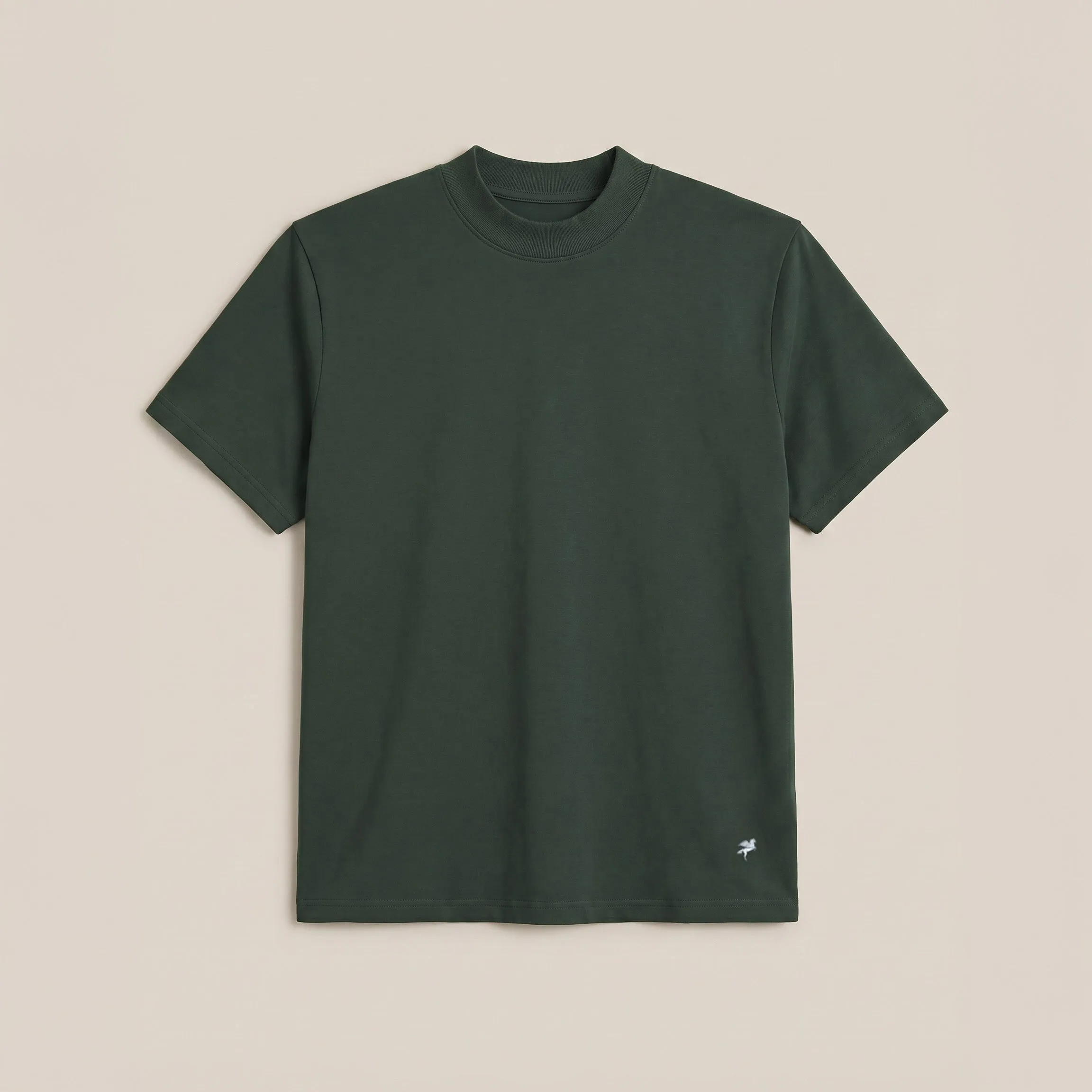 Cumulus Mockneck T-Shirt - Moss sold by Sene product image thumbnail 2