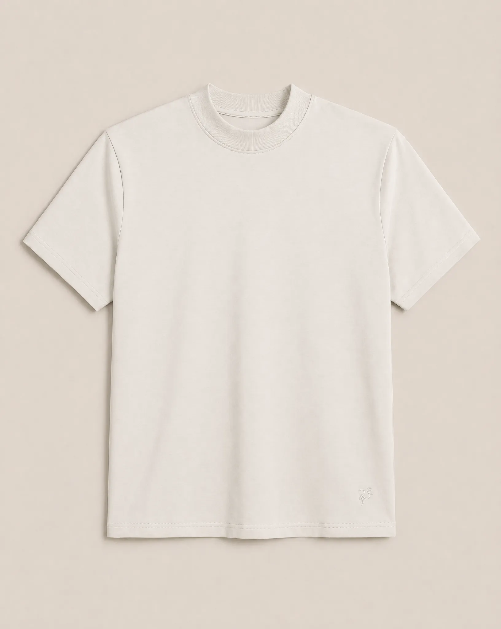 Cumulus Mockneck T-Shirt - Bone sold by Sene product image thumbnail 2