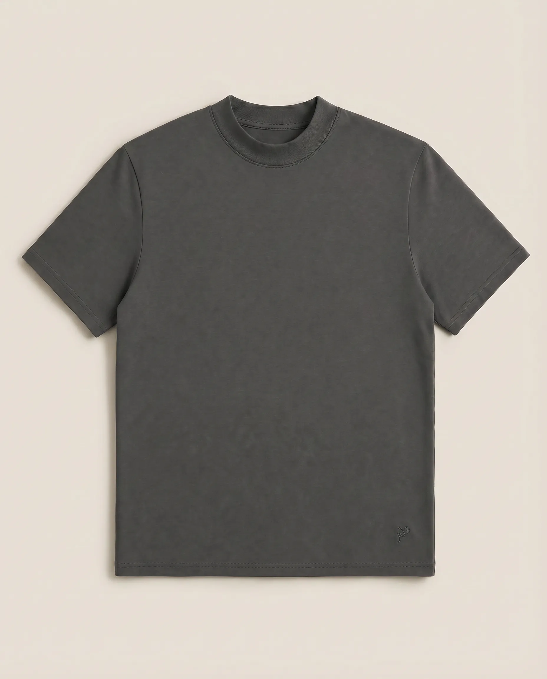 Cumulus Mockneck T-Shirt - Smoke sold by Sene product image thumbnail 2