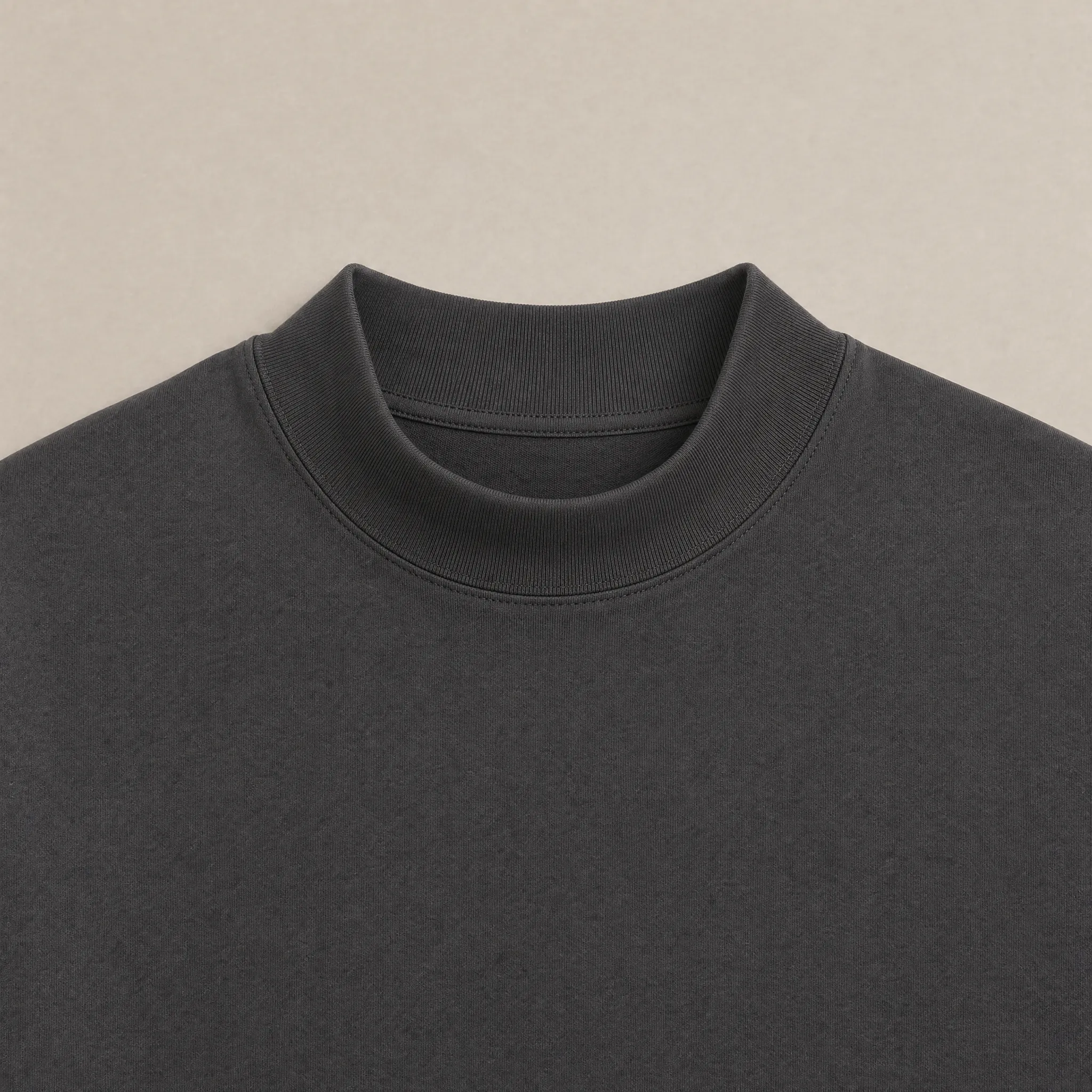 Cumulus Mockneck T-Shirt - Smoke sold by Sene product image thumbnail 4