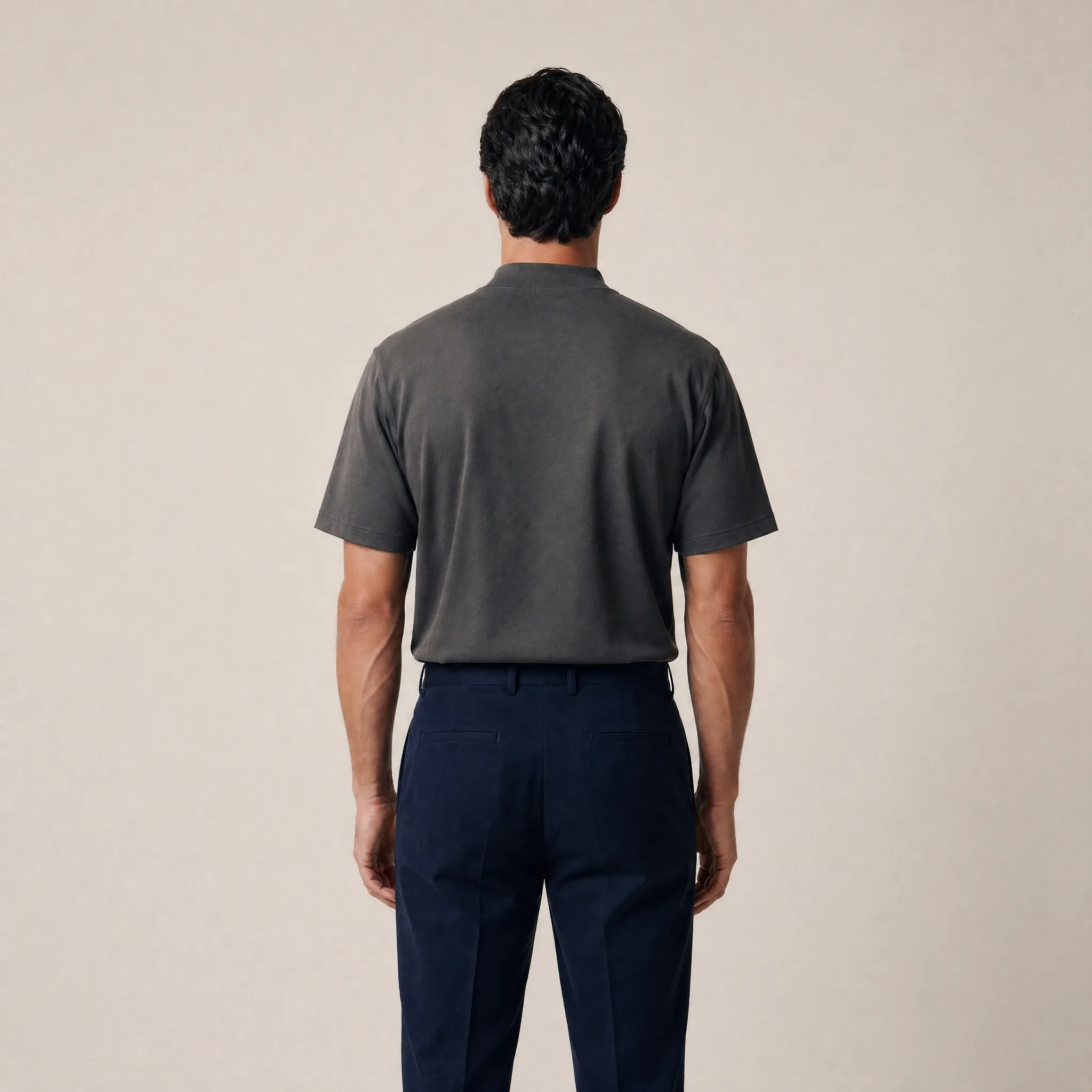 Cumulus Mockneck T-Shirt - Smoke sold by Sene product image thumbnail 3