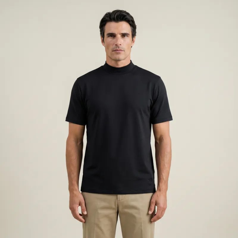 Cumulus Mockneck T-Shirt made by Sene