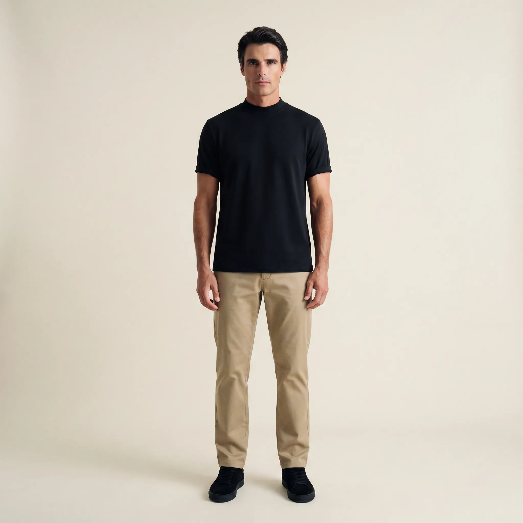Cumulus Mockneck T-Shirt sold by Sene product image thumbnail 3