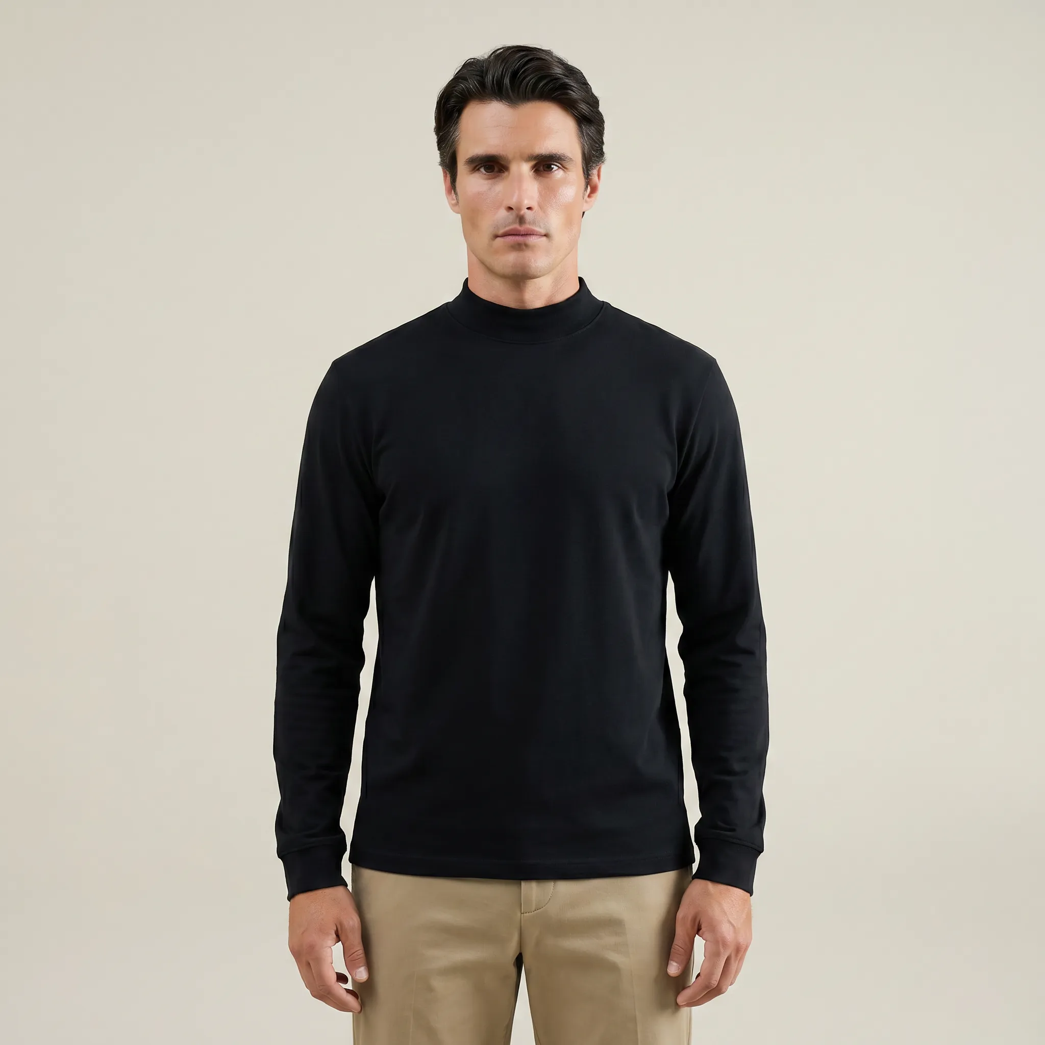 Cumulus Mockneck Long Sleeve T-Shirt sold by Sene