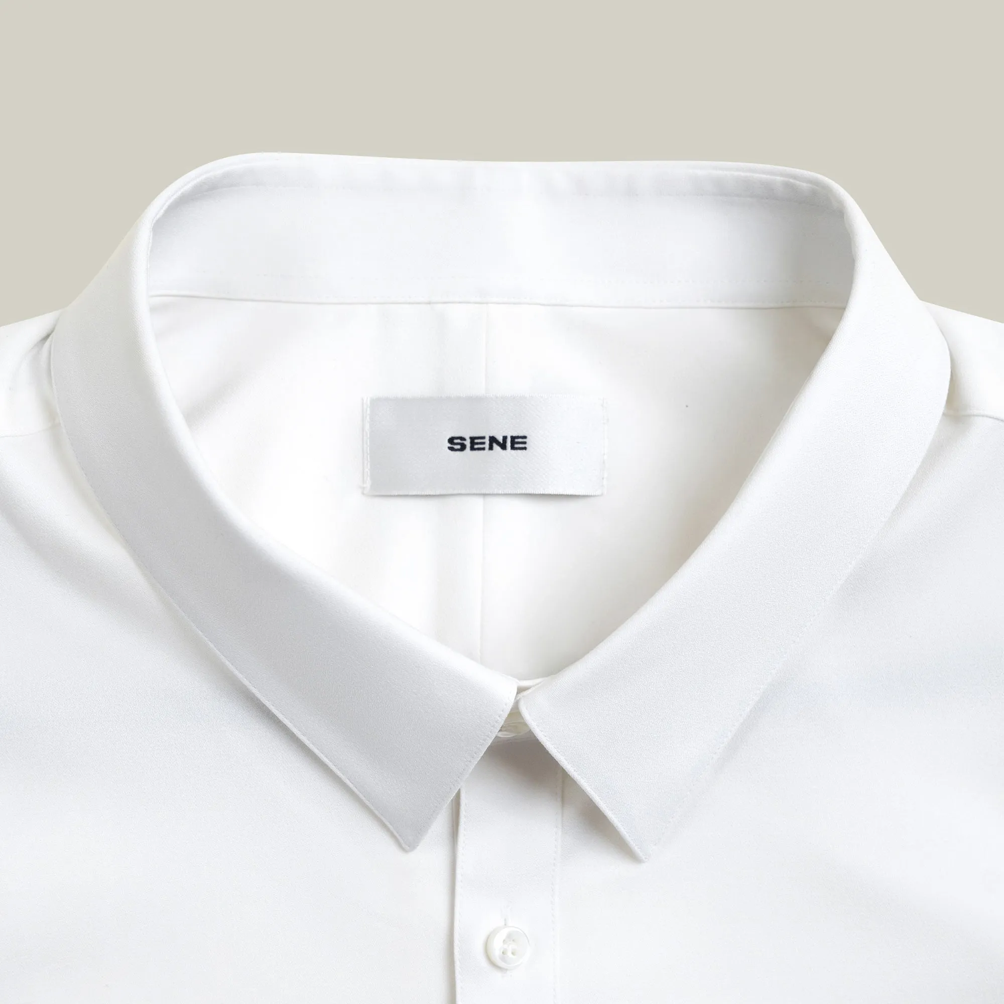 BreezeTech Short Sleeve Button-Up Shirt - Sea Salt sold by Sene product image thumbnail 3