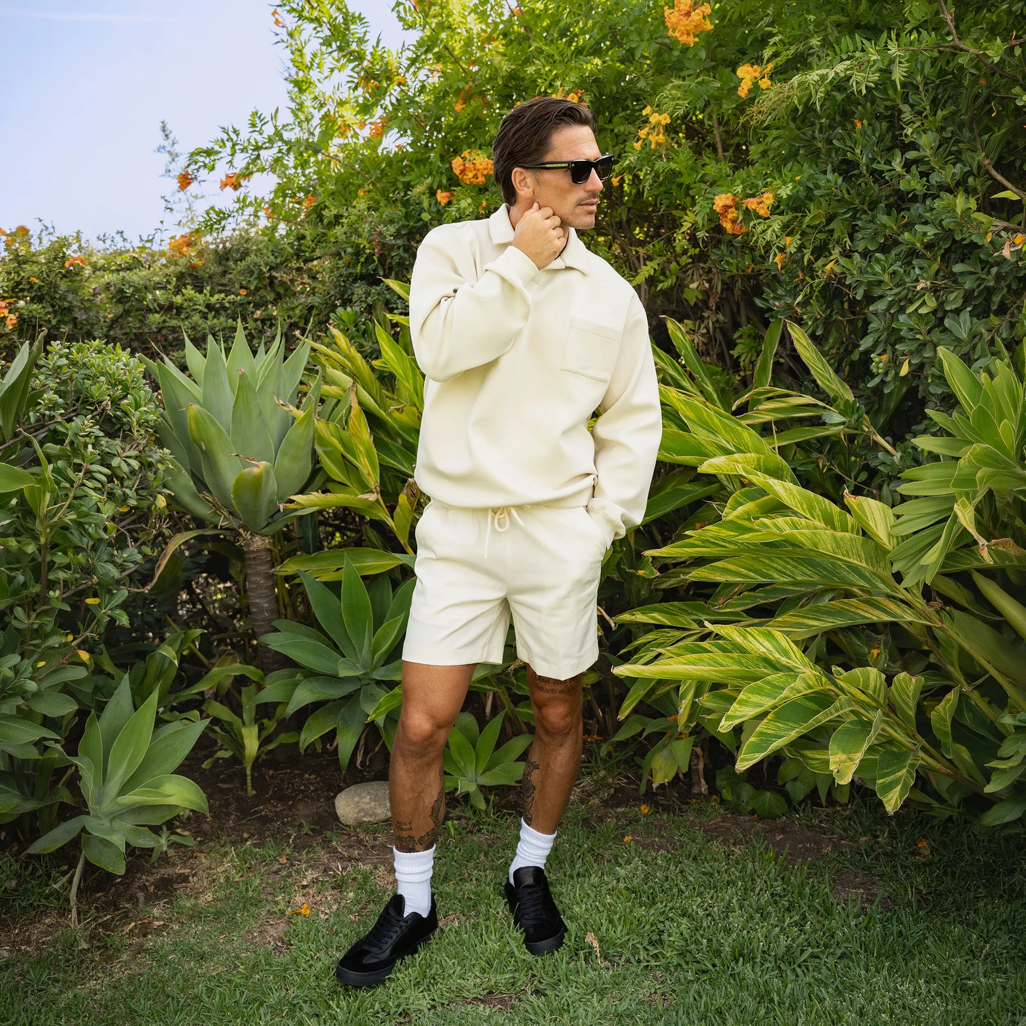 Stretch Cotton Drawstring Shorts sold by Sene product image thumbnail 2