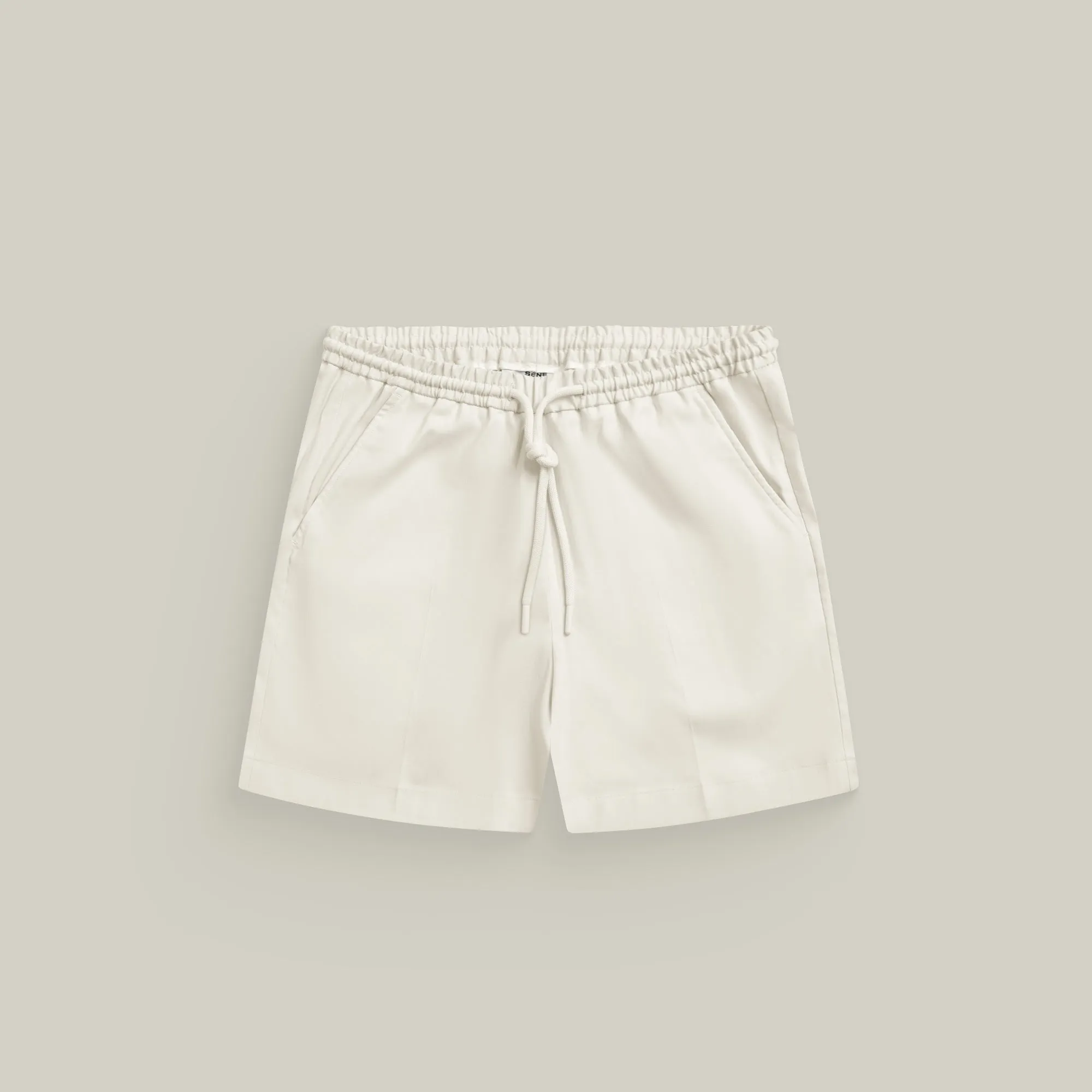Stretch Cotton Drawstring Shorts sold by Sene