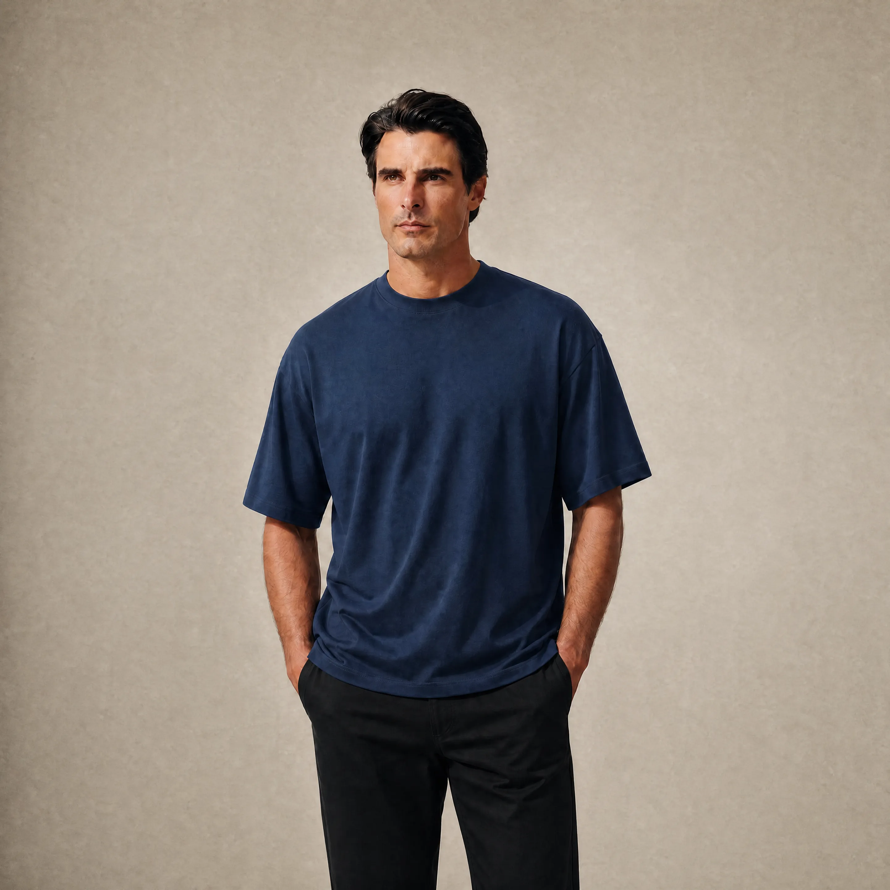 Cloud Oversized T-Shirt - Deep Sea sold by Sene