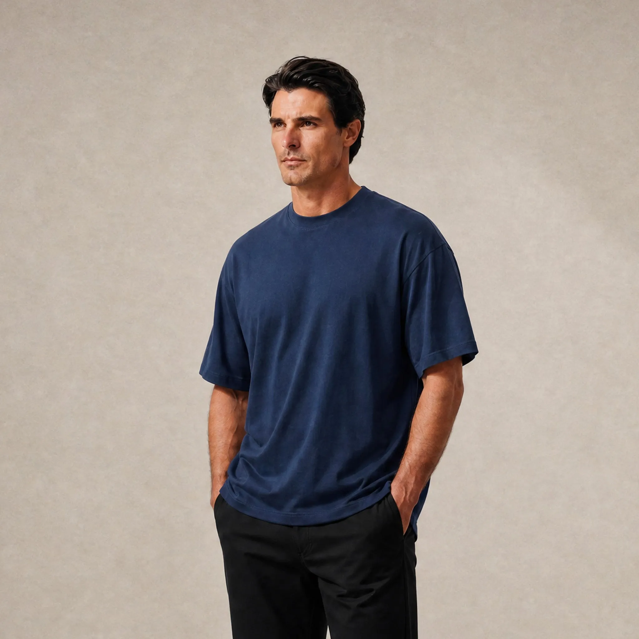 Cloud Oversized T-Shirt - Deep Sea sold by Sene product image thumbnail 3