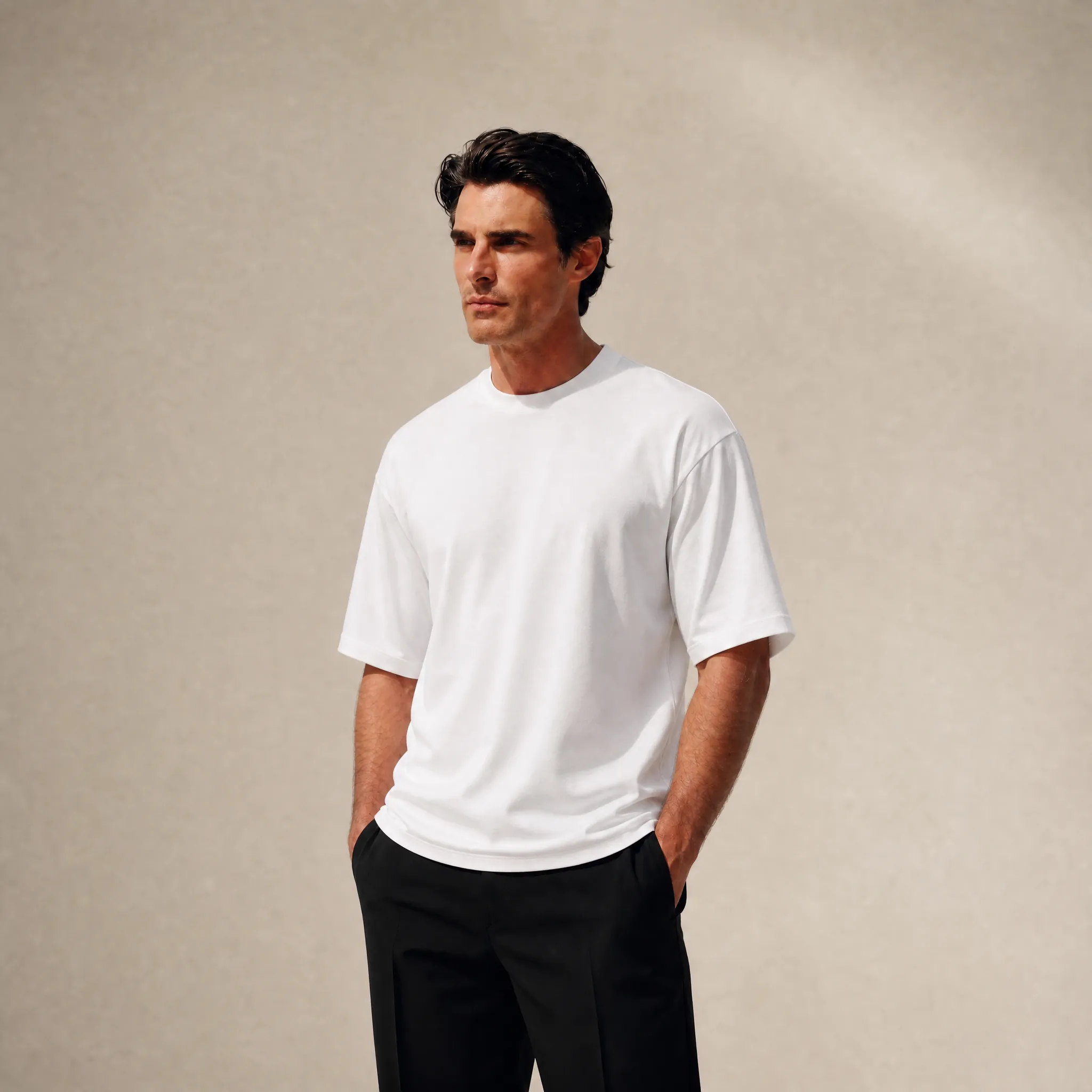 Cloud Oversized T-Shirt - White sold by Sene product image thumbnail 3