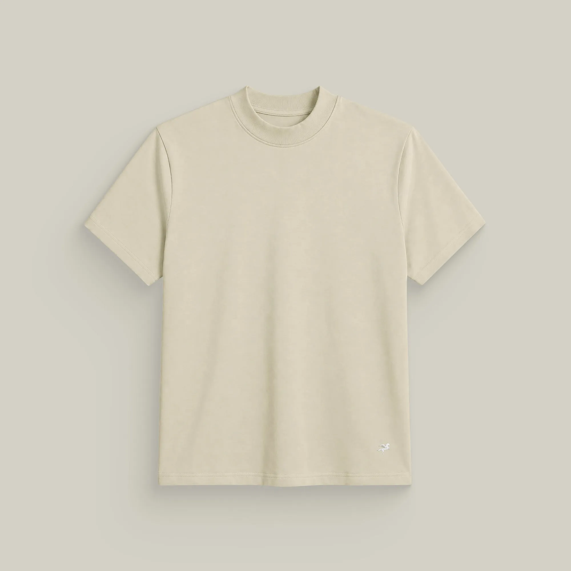 Cumulus Mockneck T-Shirt - Villa Stone sold by Sene