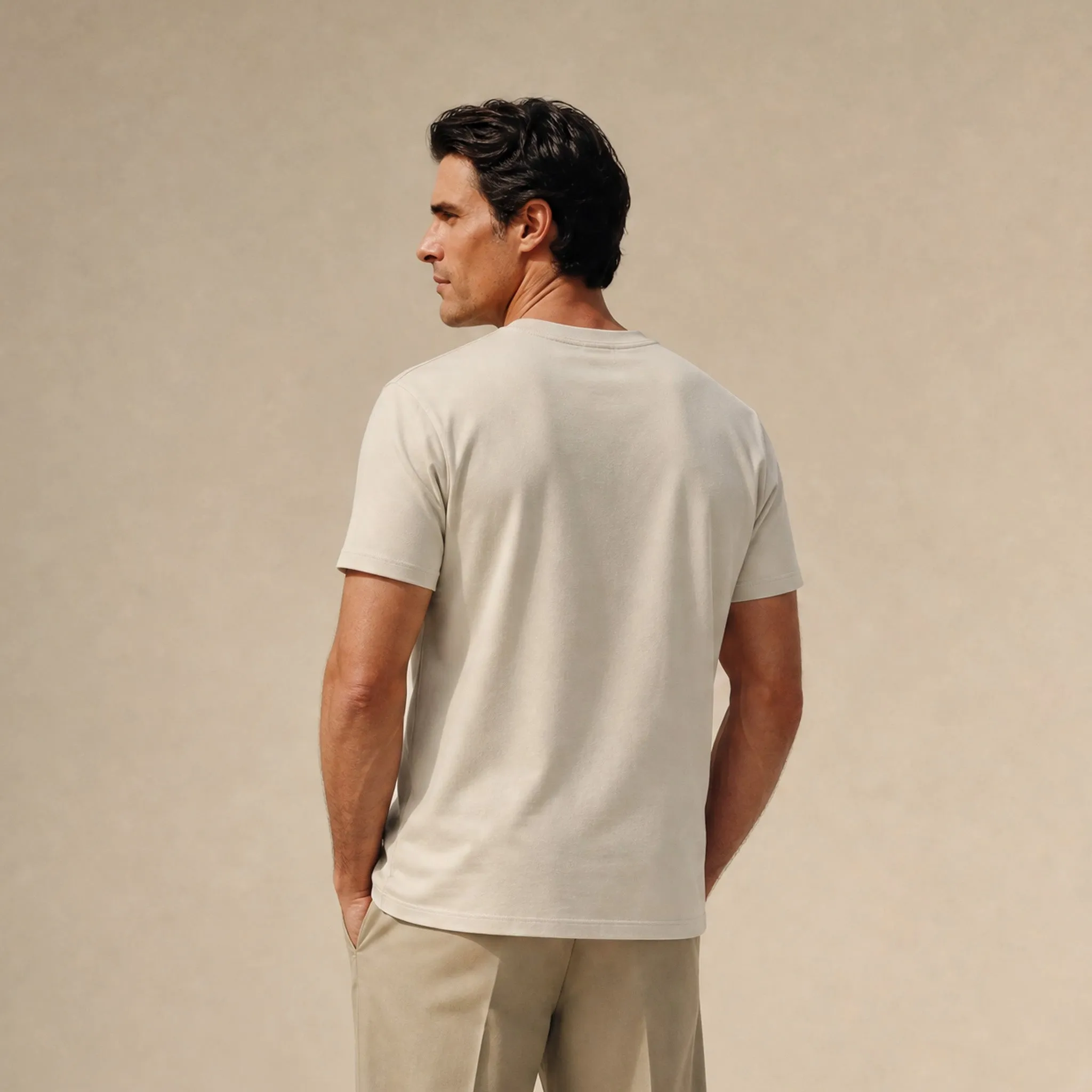 Cumulus Crew Pocket T-Shirt - Villa Stone sold by Sene product image thumbnail 3