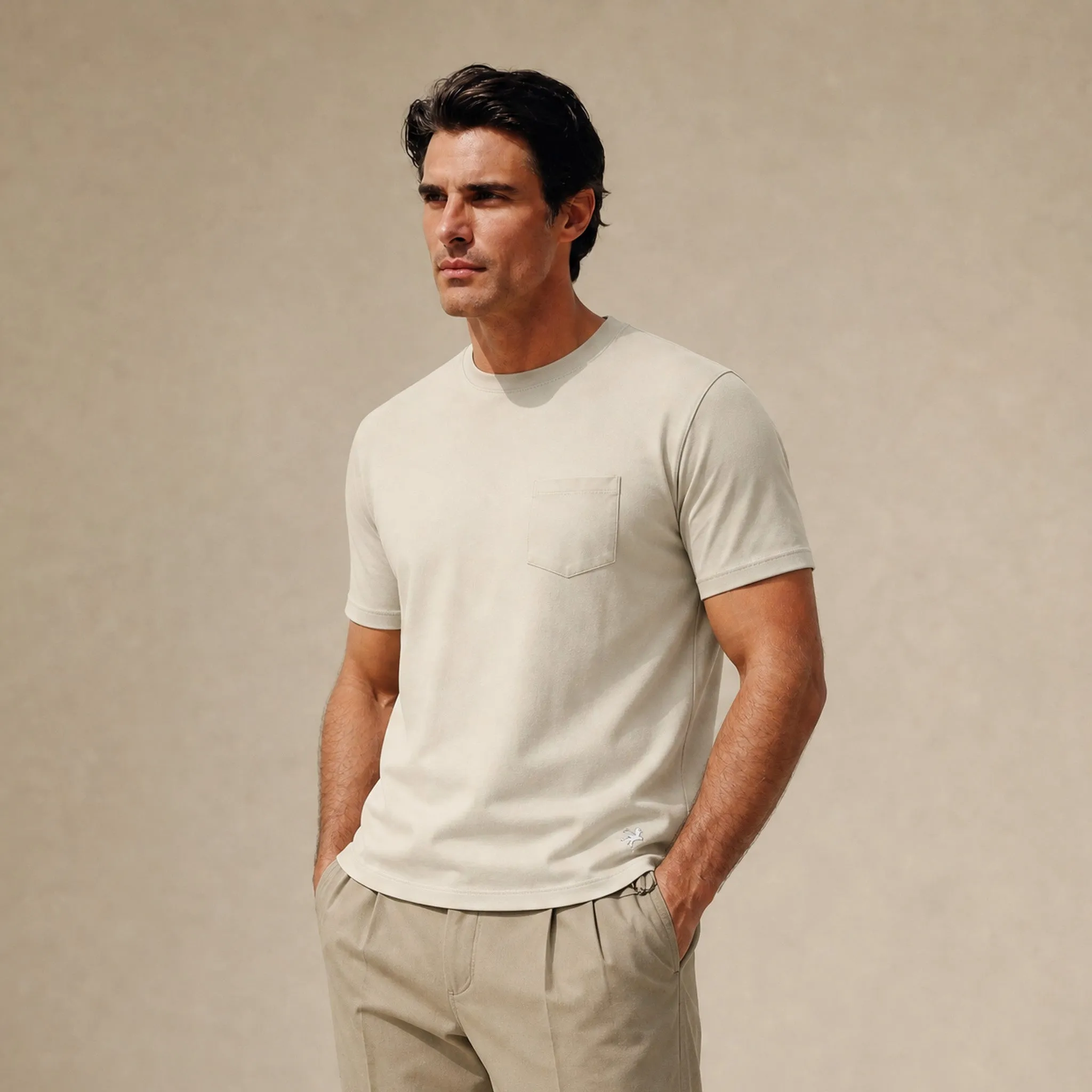Cumulus Crew Pocket T-Shirt - Villa Stone sold by Sene product image thumbnail 2