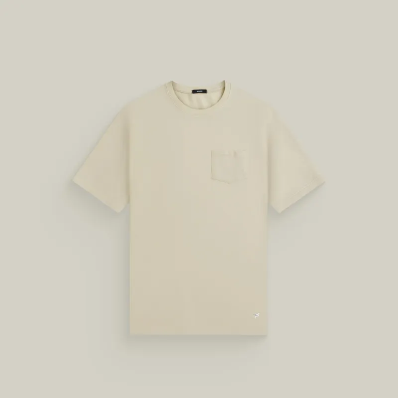 Cumulus Crew Pocket T-Shirt - Villa Stone made by Sene