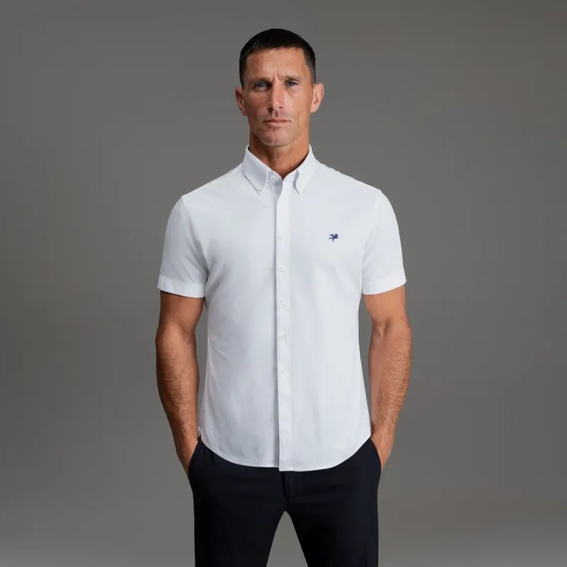 Stretch Oxford Short Sleeve Shirt sold by Sene