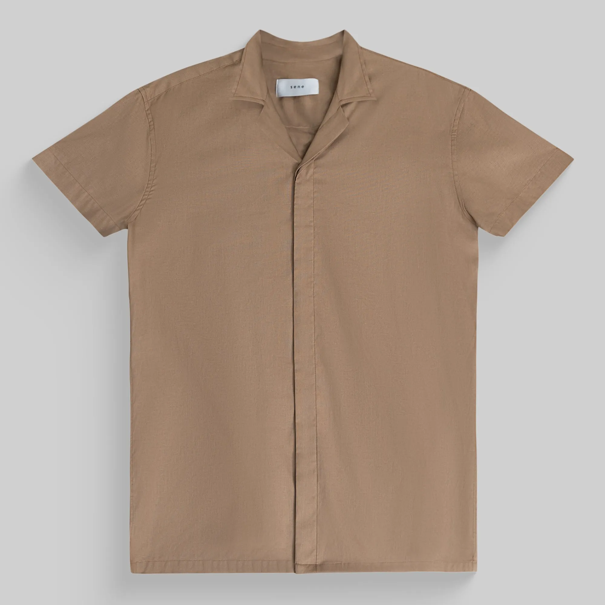 Linen Cotton Camp Shirt sold by Sene product image thumbnail 5