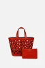 Capri Tote Bag in Red sold by Silver & Riley