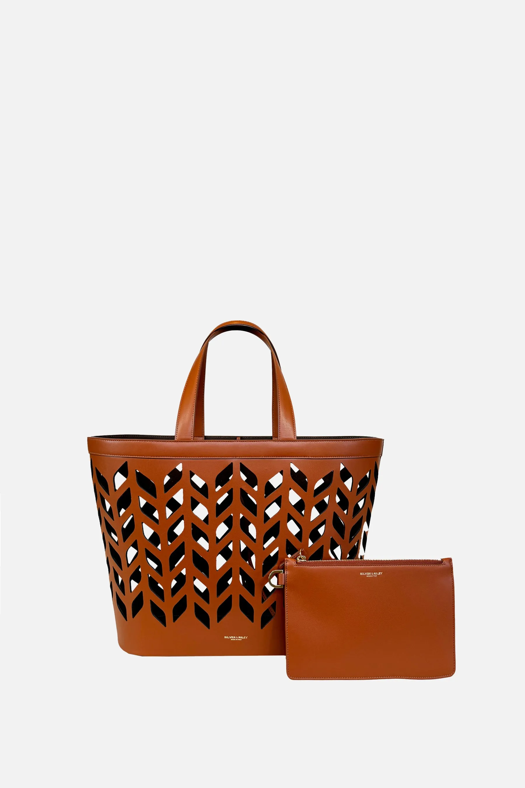 Capri Tote Bag in Camel Tan sold by Silver & Riley