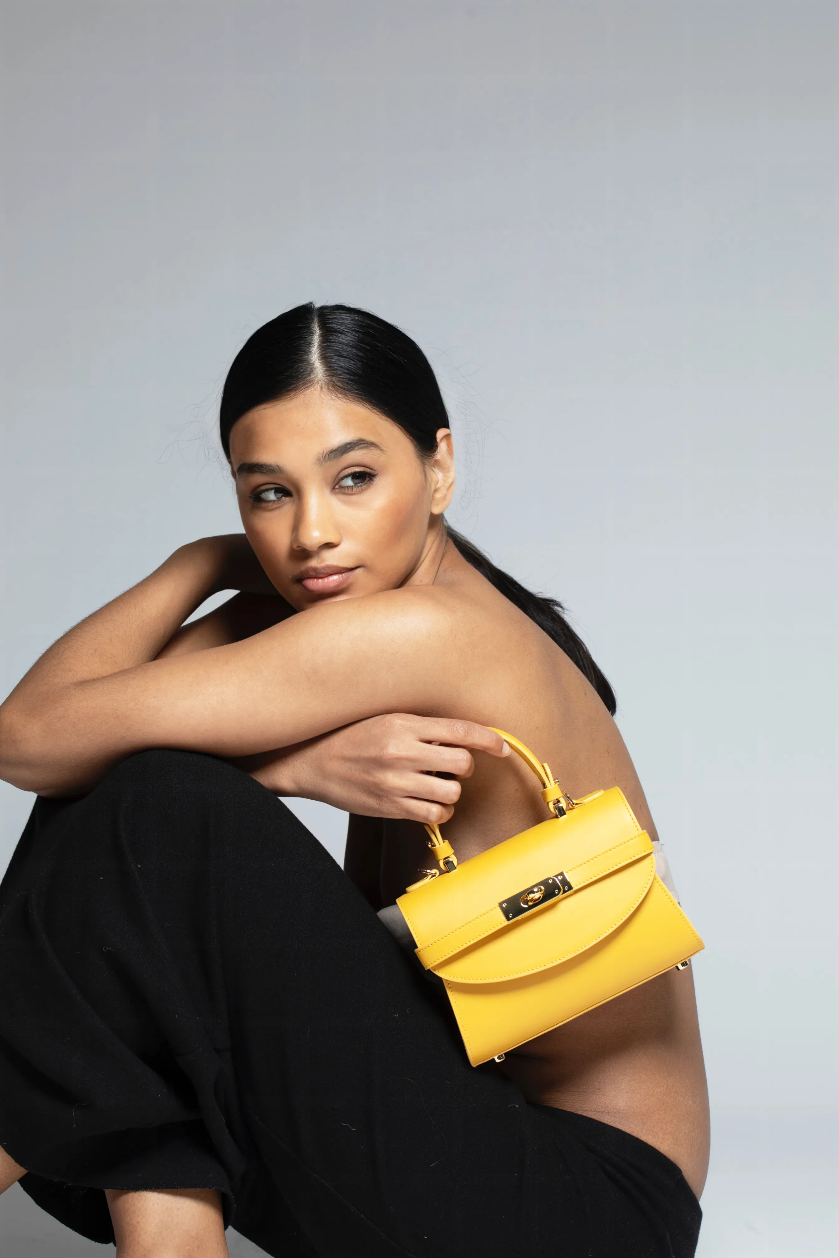 Petite New Yorker Bag in Gramercy SunRay - Gold Hardware sold by Silver & Riley product image thumbnail 3