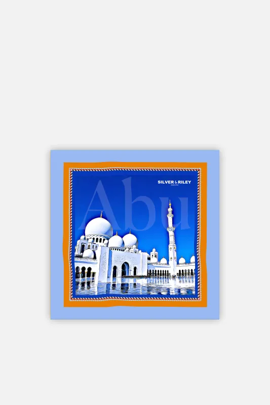 Silks - Abu Dhabi Azure Scarf - 90 sold by Silver & Riley
