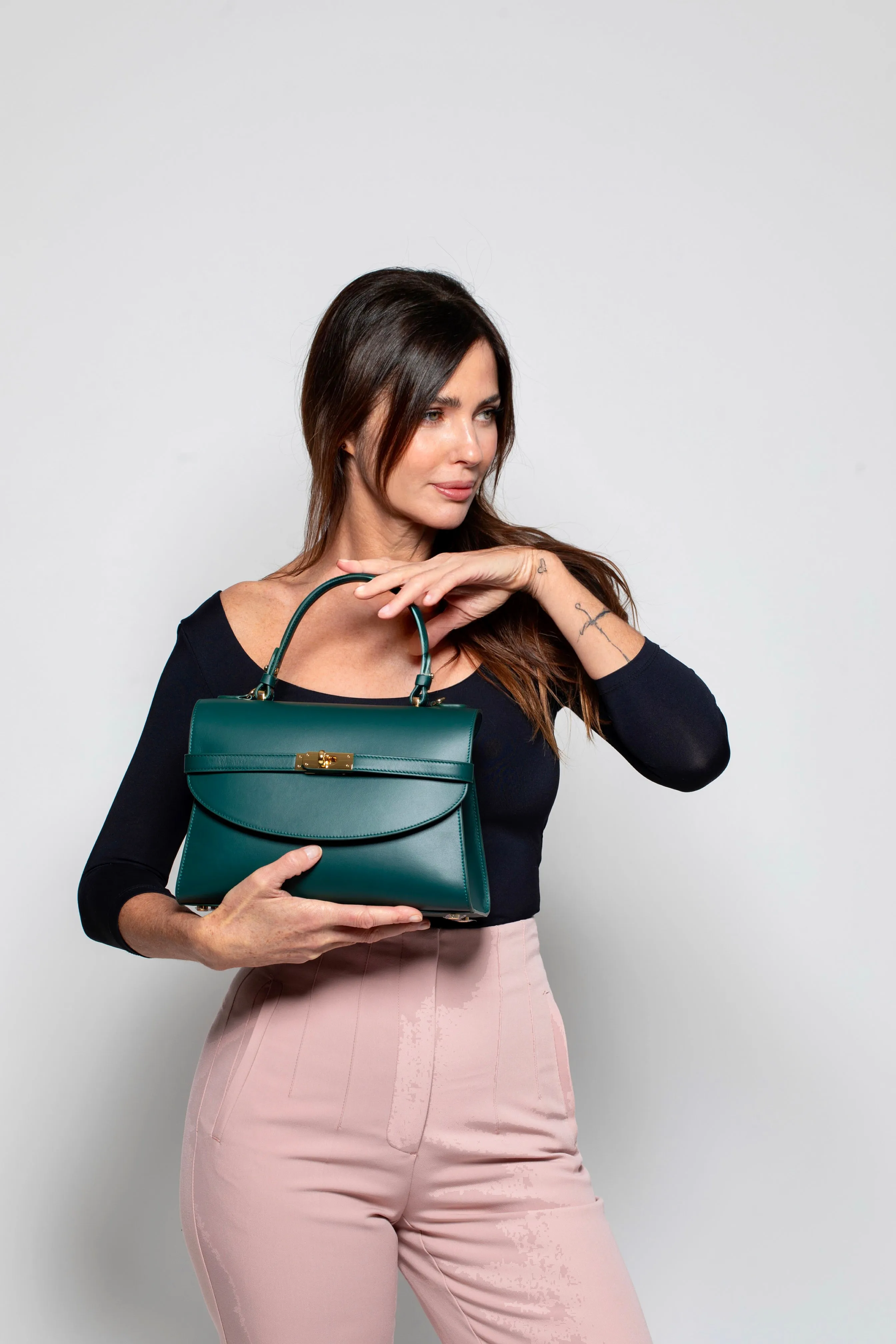 Classic New Yorker Bag in Fort Greene - Gold Hardware - WAITLIST sold by Silver & Riley product image thumbnail 3