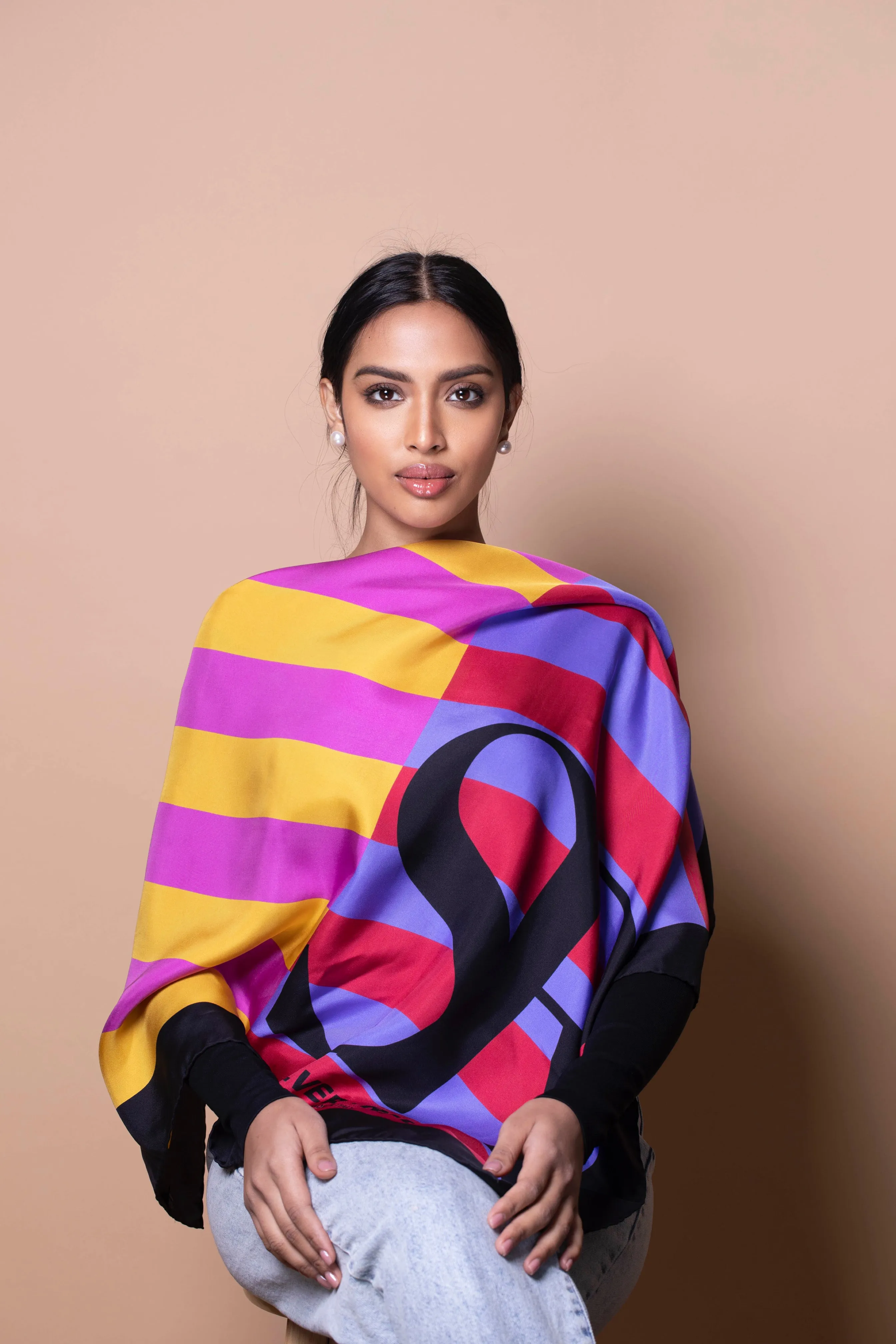 Silks - Venetian Velvet Scarf - 90 sold by Silver & Riley product image thumbnail 5