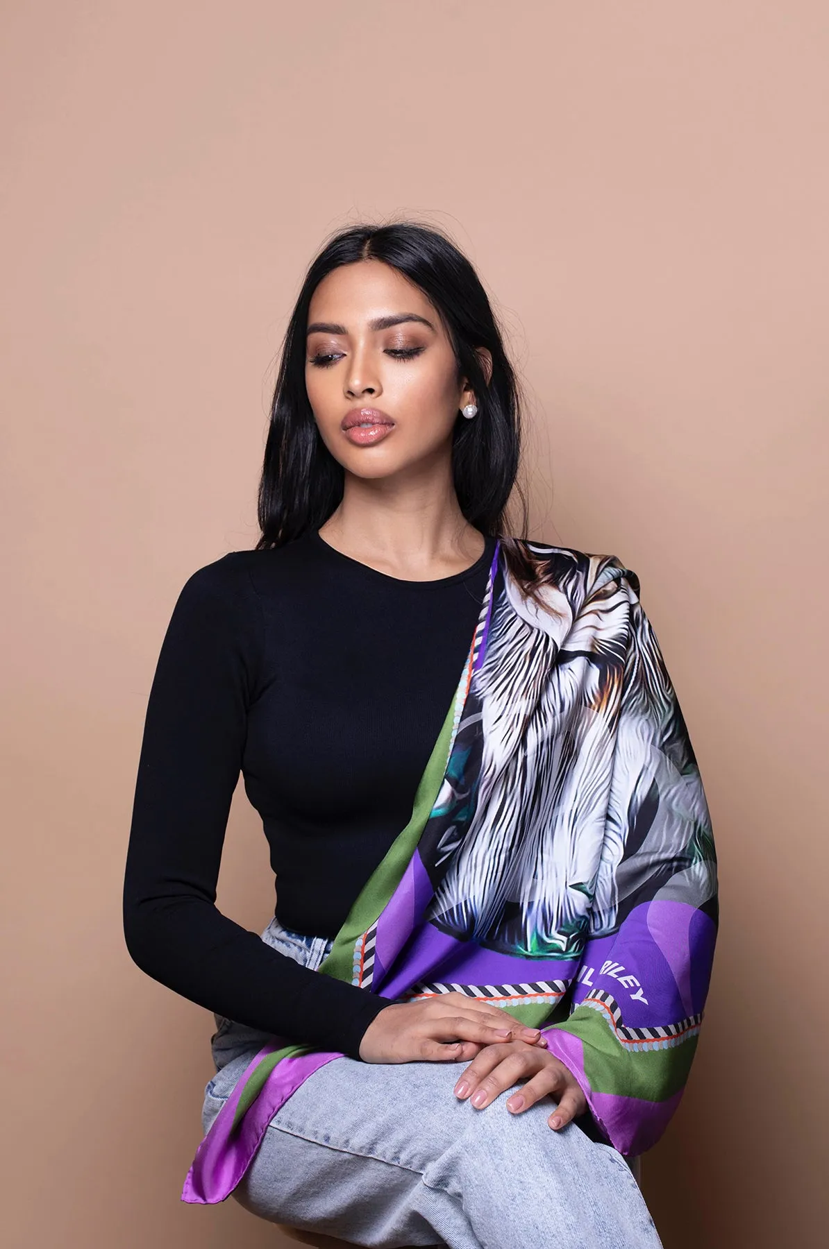 Silks - Queen of the Cape Scarf - 90 sold by Silver & Riley product image thumbnail 3