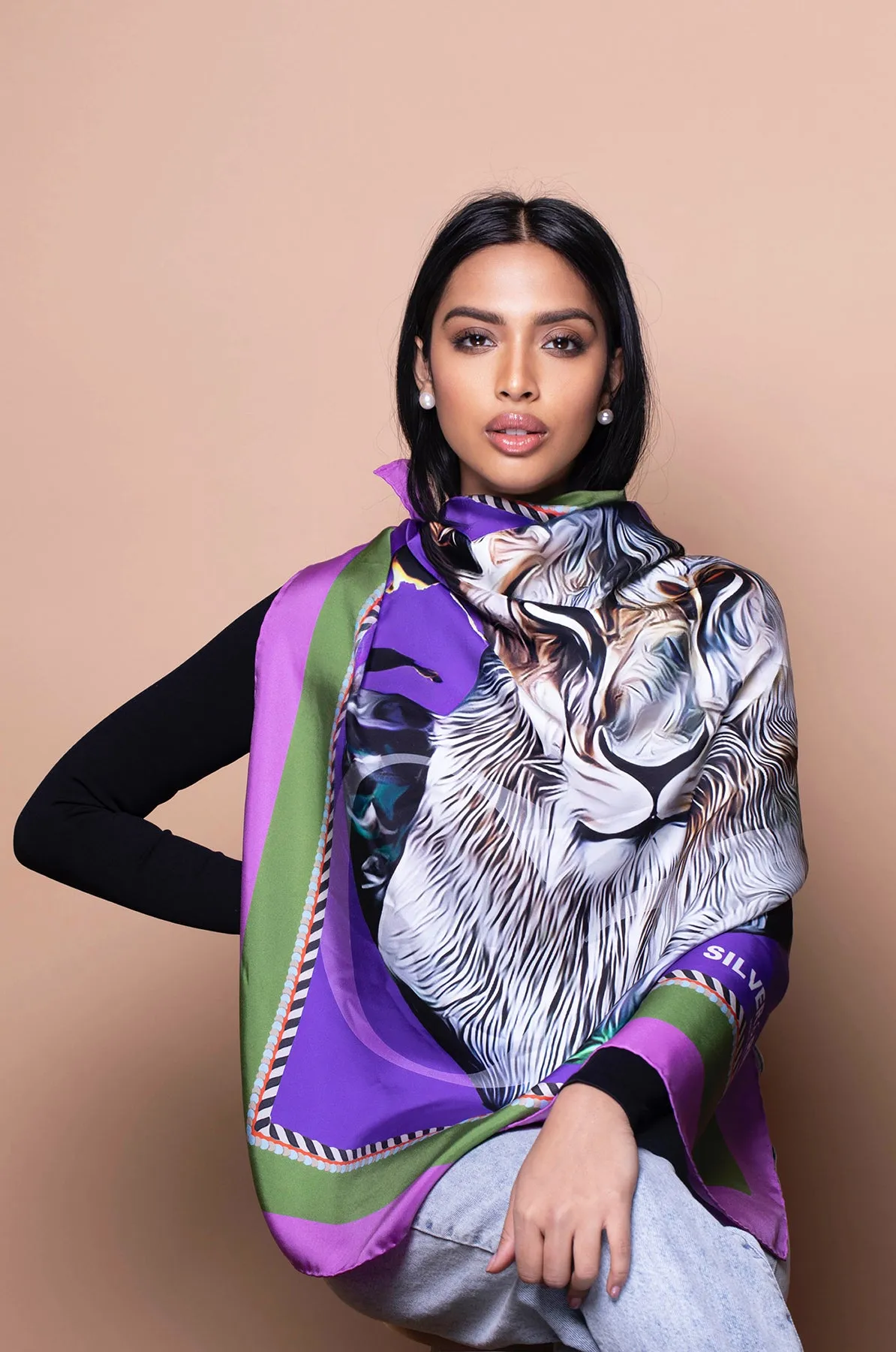 Silks - Queen of the Cape Scarf - 90 sold by Silver & Riley product image thumbnail 2