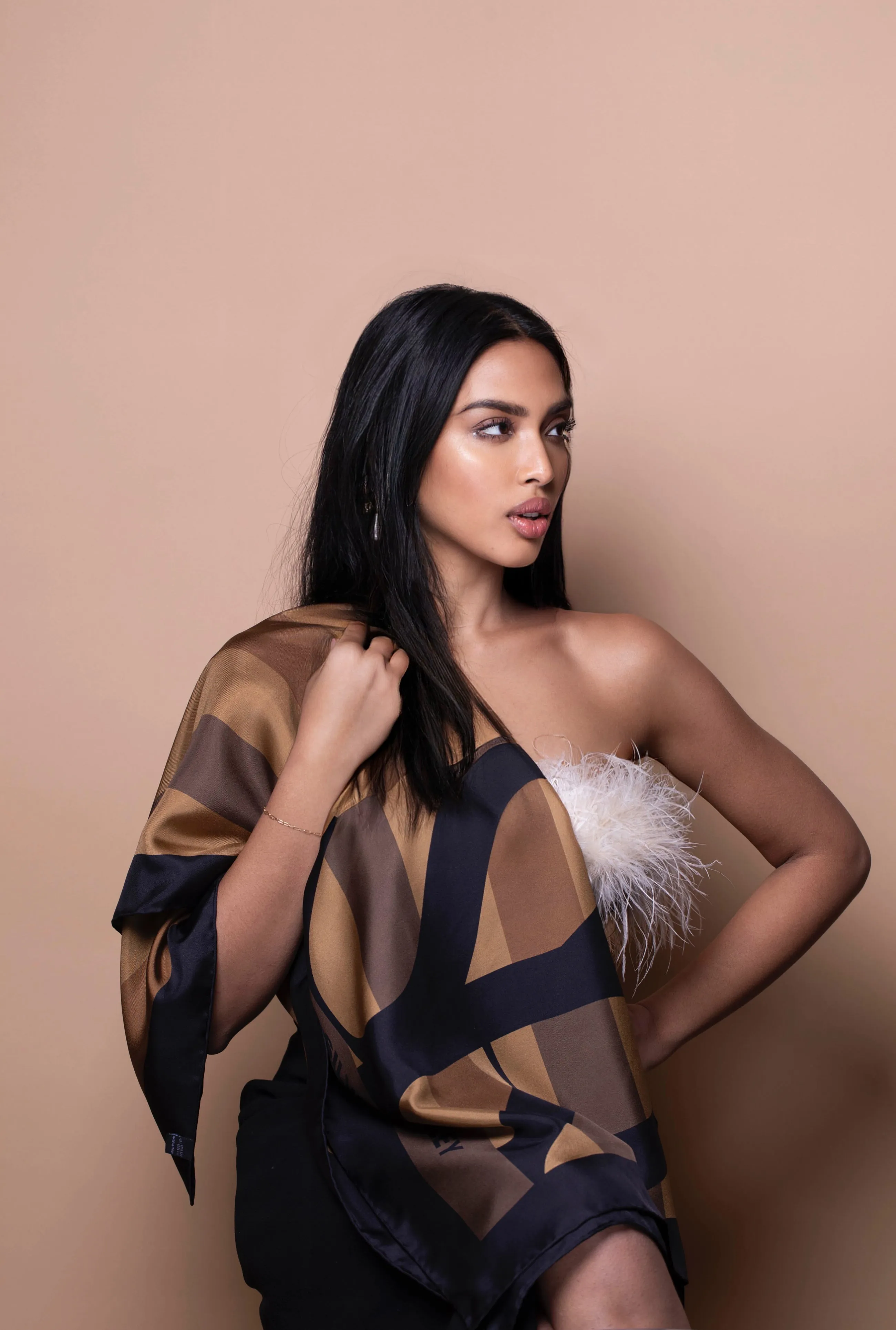 Silks - One night in Casablanca Scarf - 90 sold by Silver & Riley product image thumbnail 3