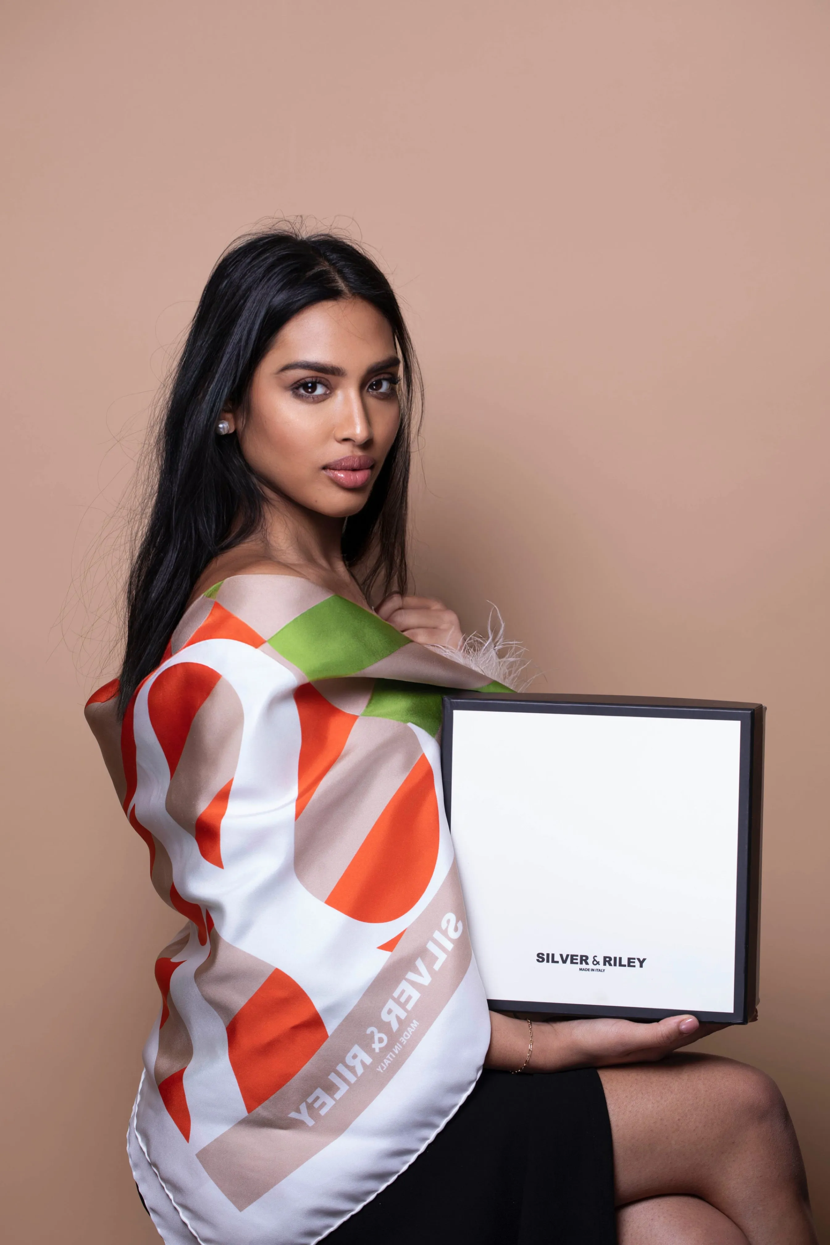 Silks - Mirage in Marrakech Scarf - 90 sold by Silver & Riley product image thumbnail 5