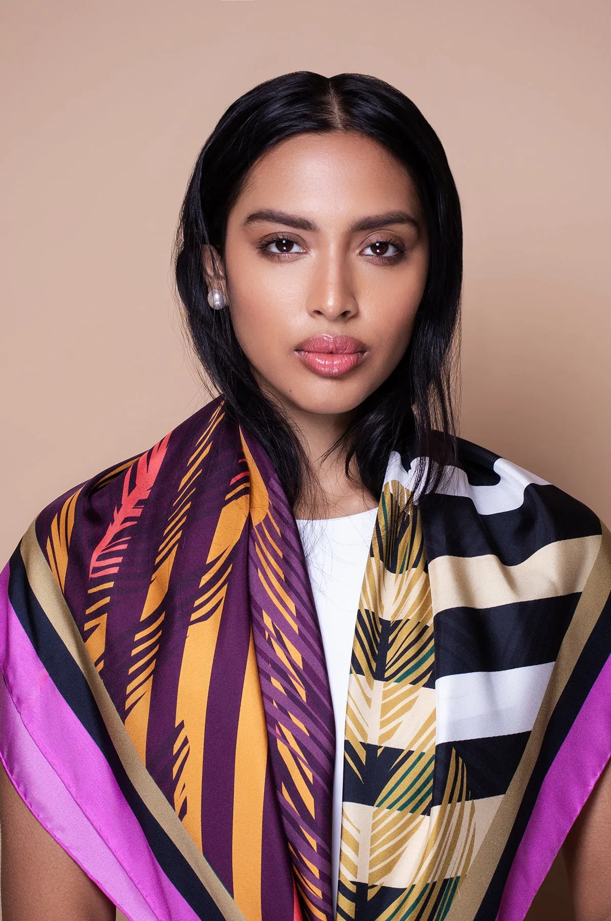 Silks - Hawaiian Embrace Scarf - 90 sold by Silver & Riley product image thumbnail 4