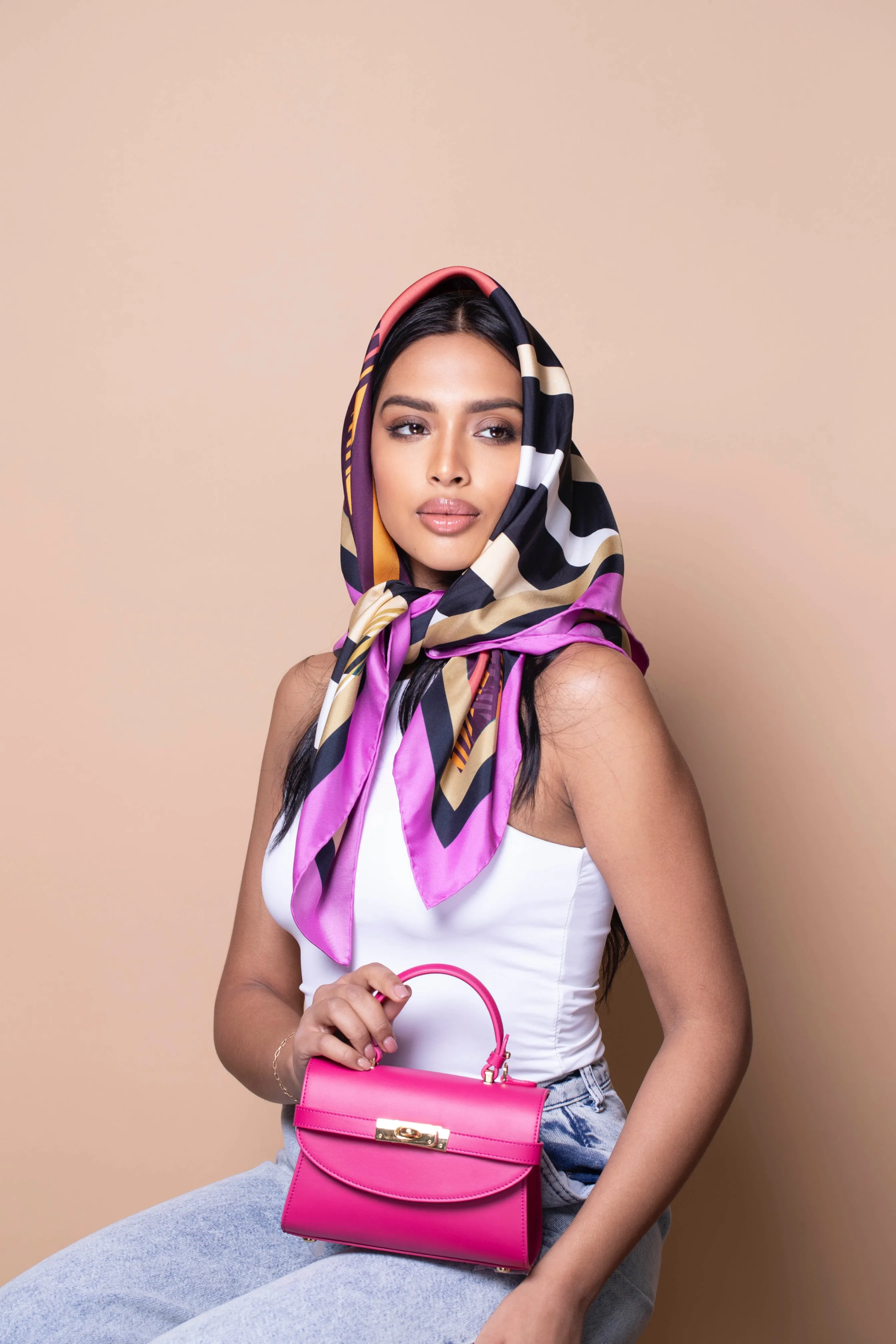 Silks - Hawaiian Embrace Scarf - 90 sold by Silver & Riley product image thumbnail 3