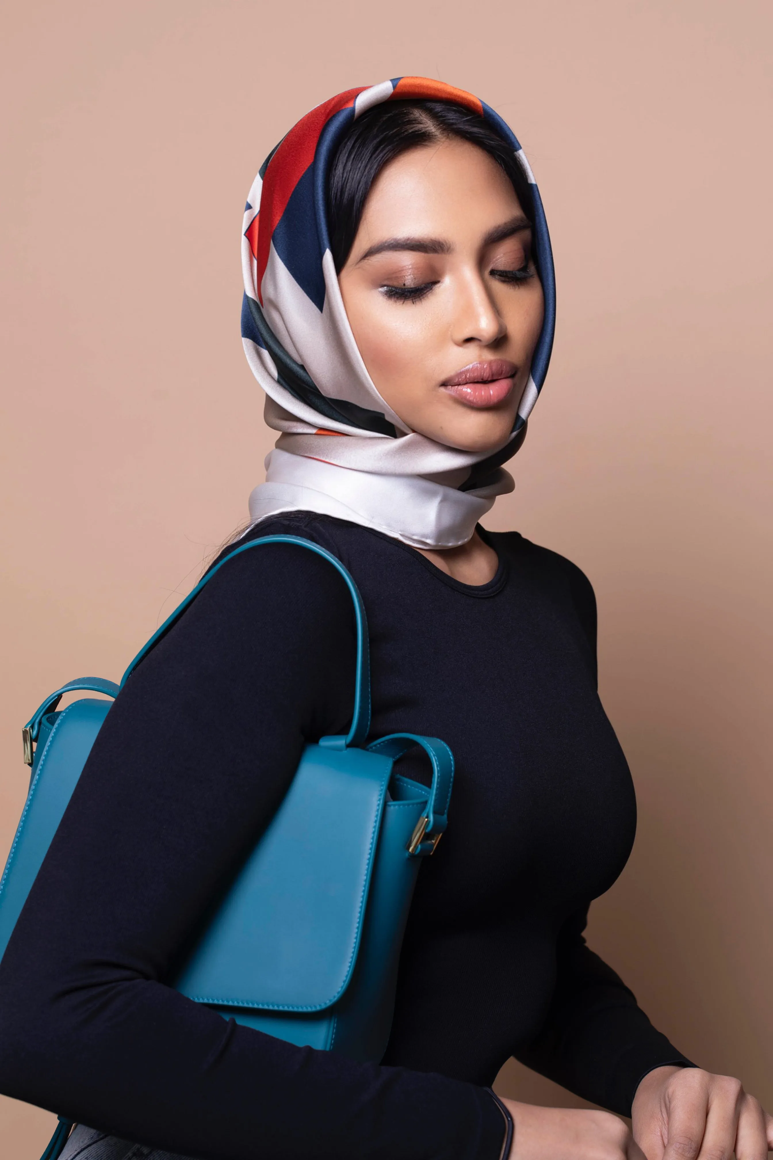 Silks - Champagne in the Riviera Scarf - 90 sold by Silver & Riley product image thumbnail 4