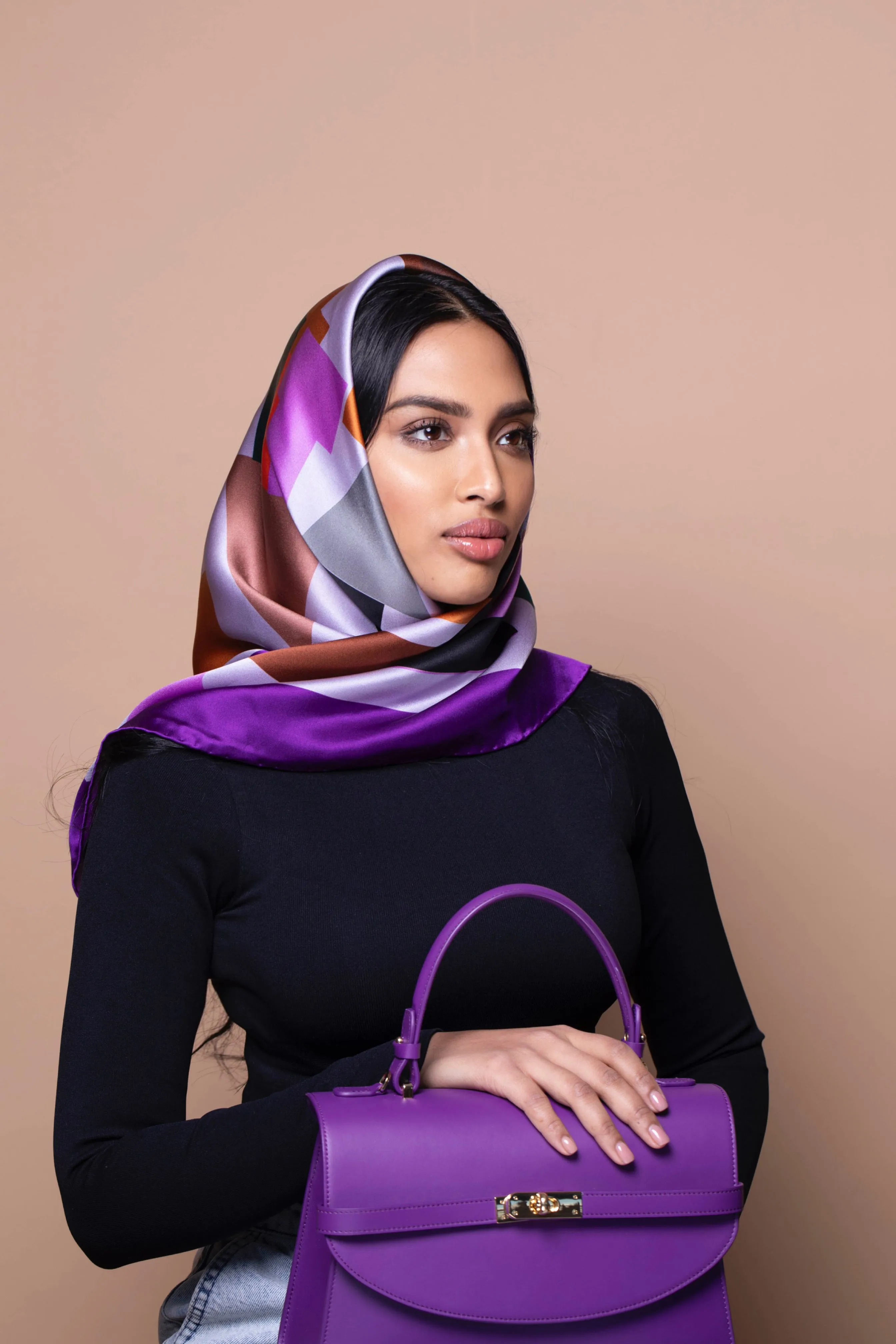 Silks - Bahamian Twilight Scarf - 90 sold by Silver & Riley product image thumbnail 4