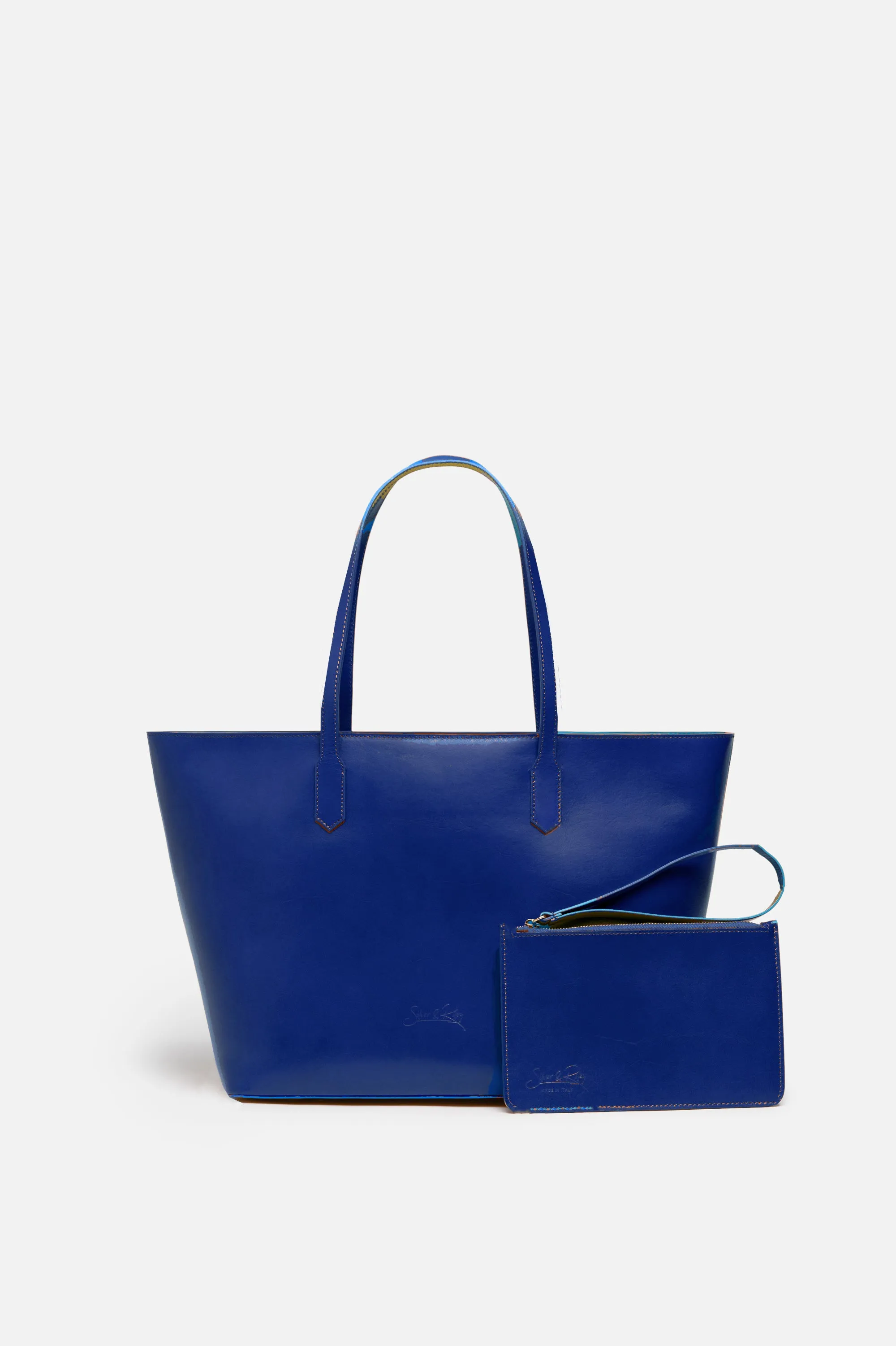 Manila All Purpose Large Carryall Tote Bag In Dark Royal Blue sold by Silver & Riley
