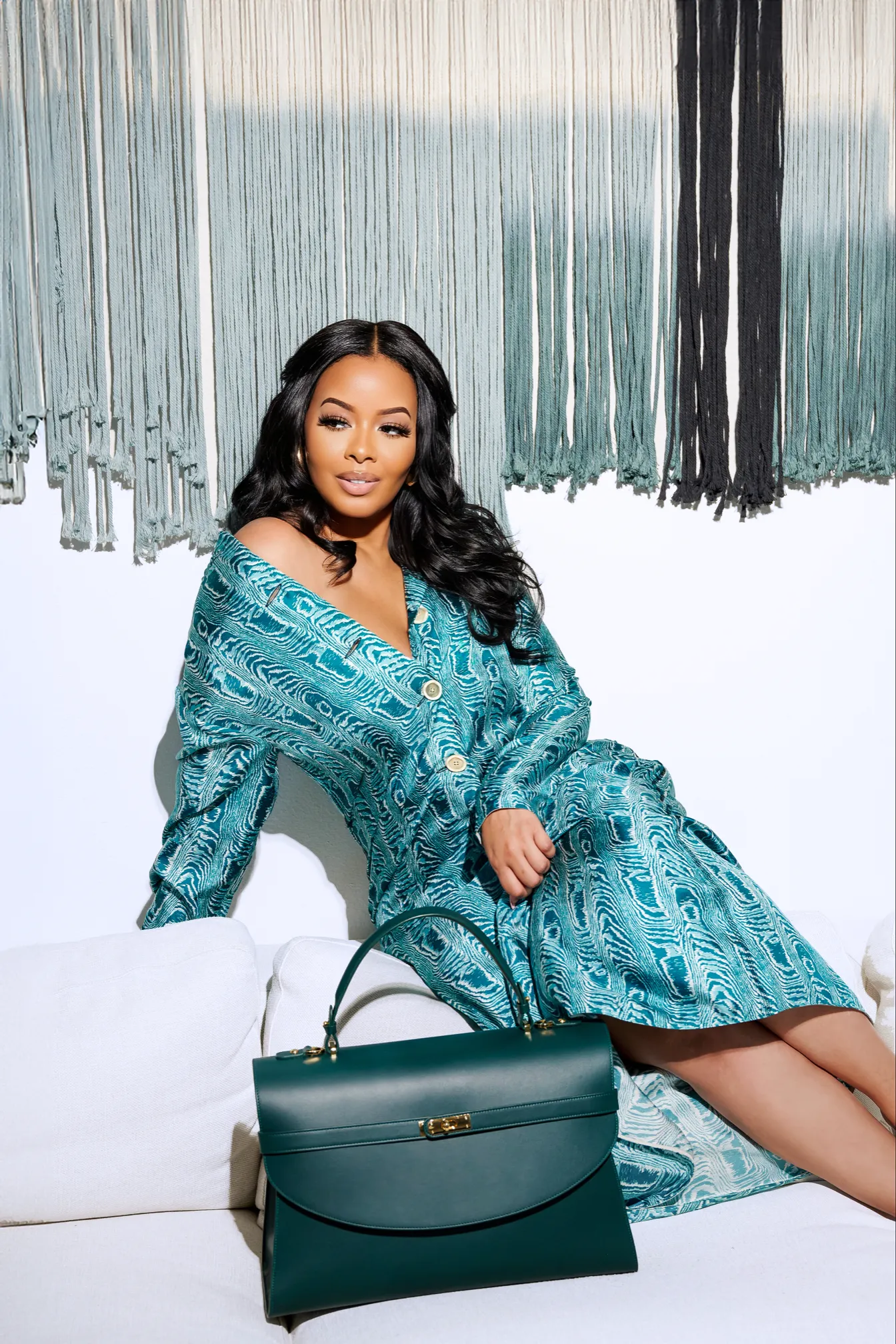 Grande XL New Yorker Bag in Fort Greene - Gold Hardware - WAITLIST sold by Silver & Riley product image thumbnail 2