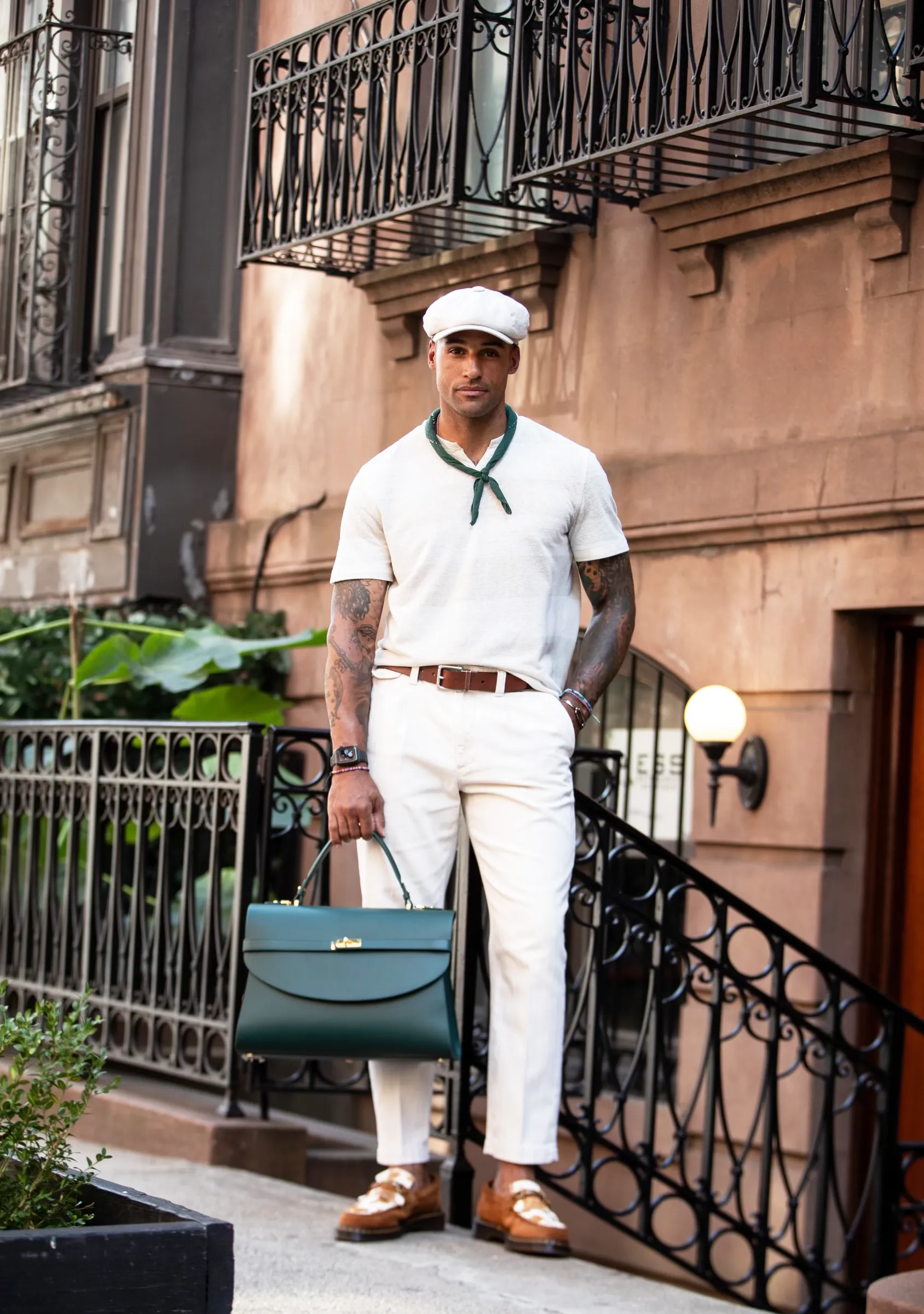 Grande XL New Yorker Bag in Fort Greene - Gold Hardware - WAITLIST sold by Silver & Riley product image thumbnail 3