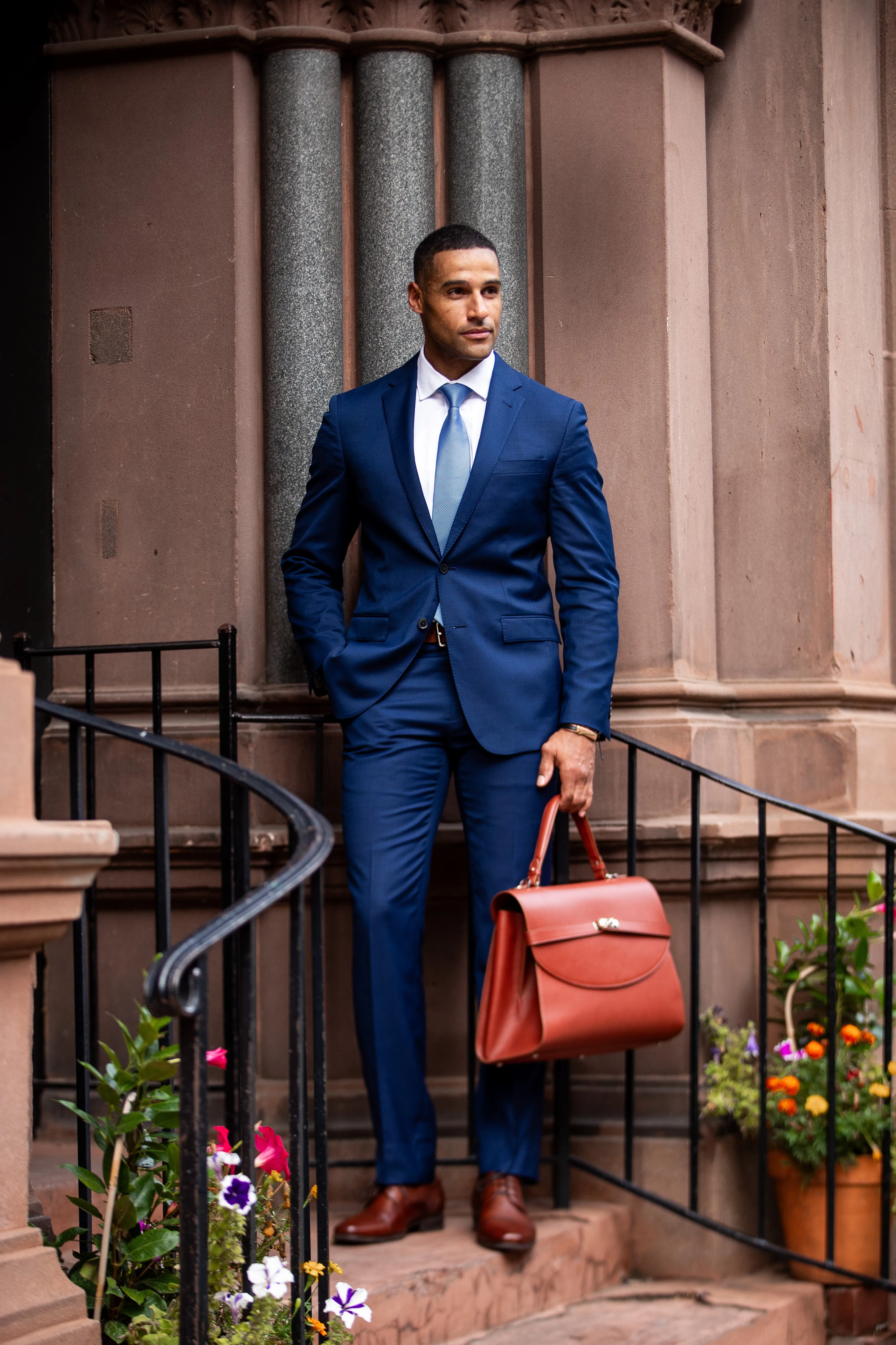 Grande XL New Yorker Bag in Bushwick Brown - Silver Hardware - WAITLIST sold by Silver & Riley product image thumbnail 2