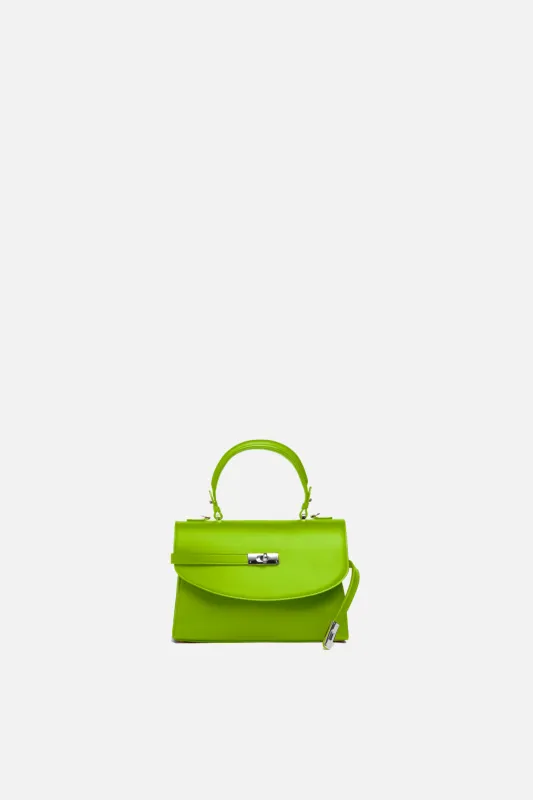 Petite New Yorker Bag in NoLIta Lime Green - Silver Hardware sold by Silver & Riley