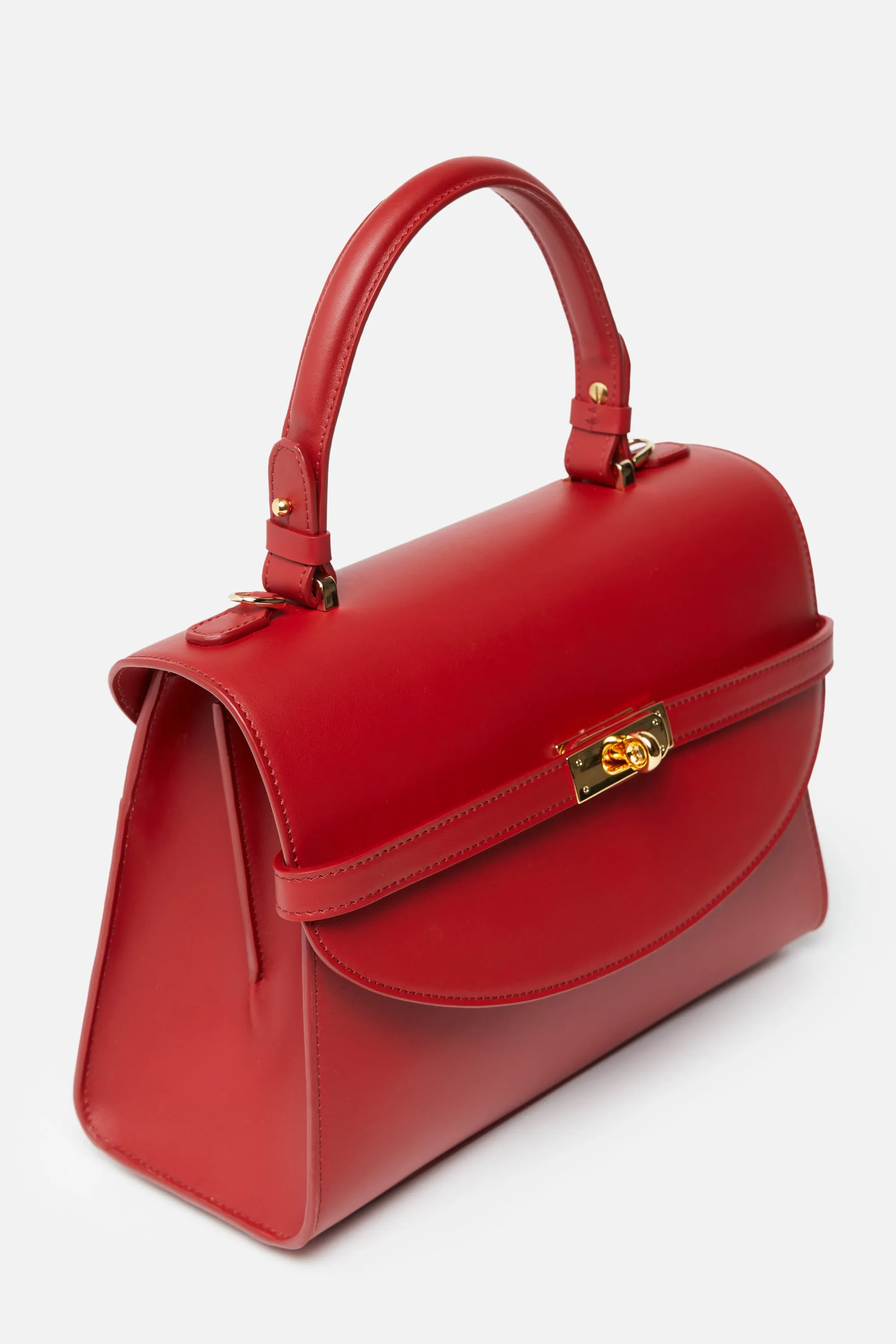 Classic New Yorker Bag in Greenwich Mandarin Orange - Gold Hardware - WAITLIST sold by Silver & Riley product image thumbnail 5