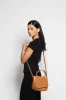 Milan Crossbody Leather Bag in Camel sold by Silver & Riley