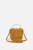 Milan Crossbody Leather Bag in Camel sold by Silver & Riley