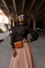 Parisian Leather Belt Bag in Rich Camel Brown sold by Silver & Riley