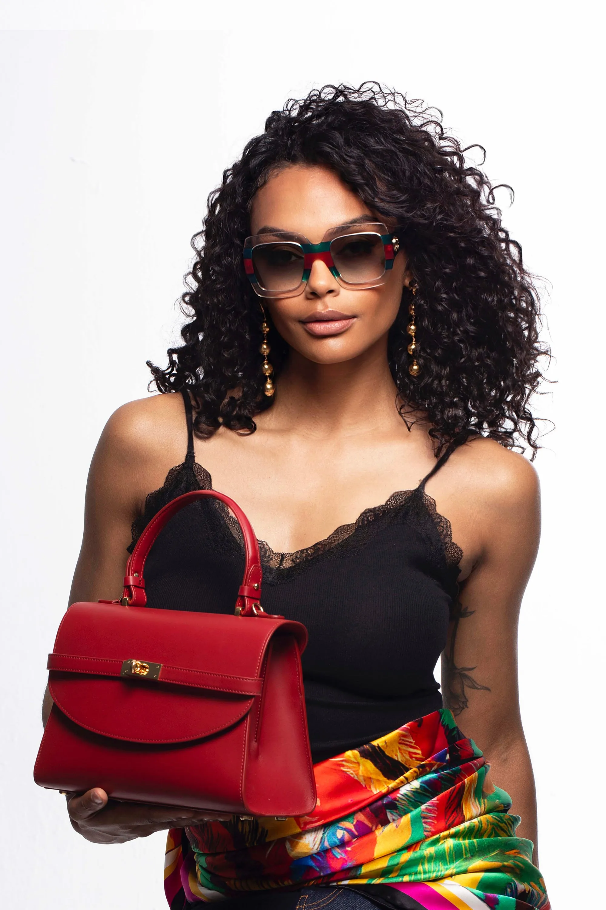 Silks - Pulse in Port of Spain Scarf - 90 sold by Silver & Riley product image thumbnail 4