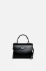 Classic New Yorker Bag in Astoria Noir Black - Silver Hardware sold by Silver & Riley